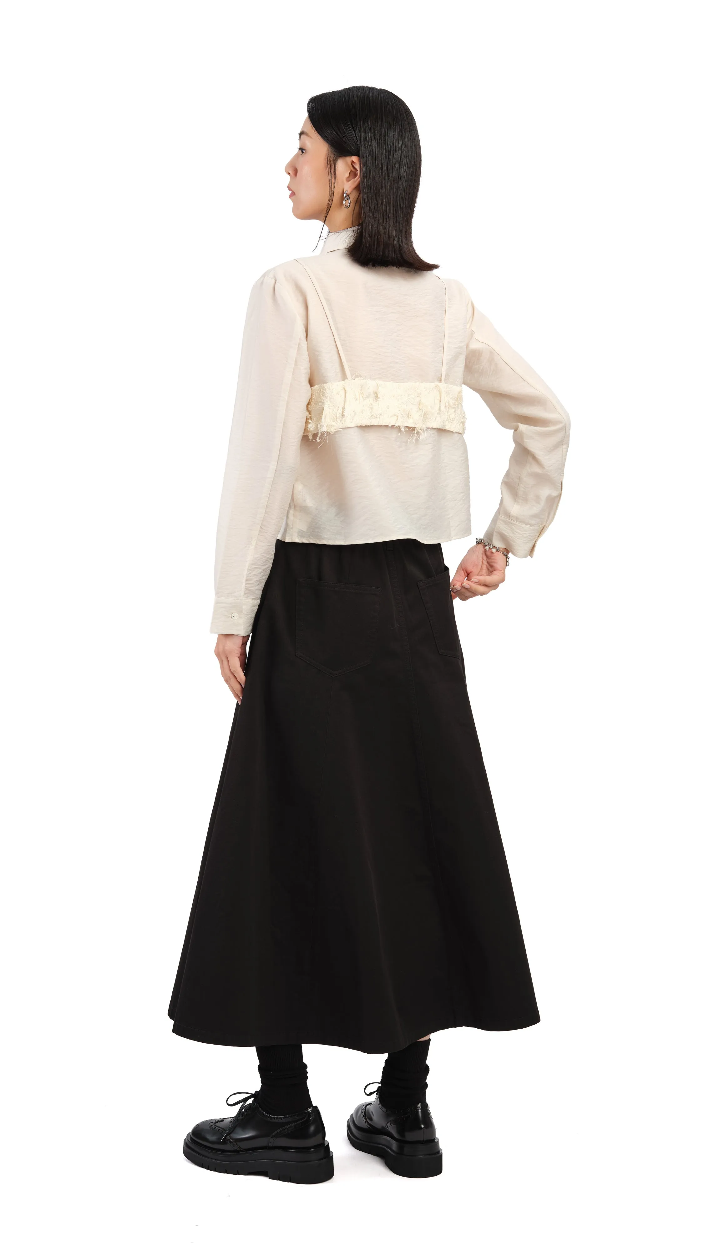2 In 1 Fancy Jacquard Shirt