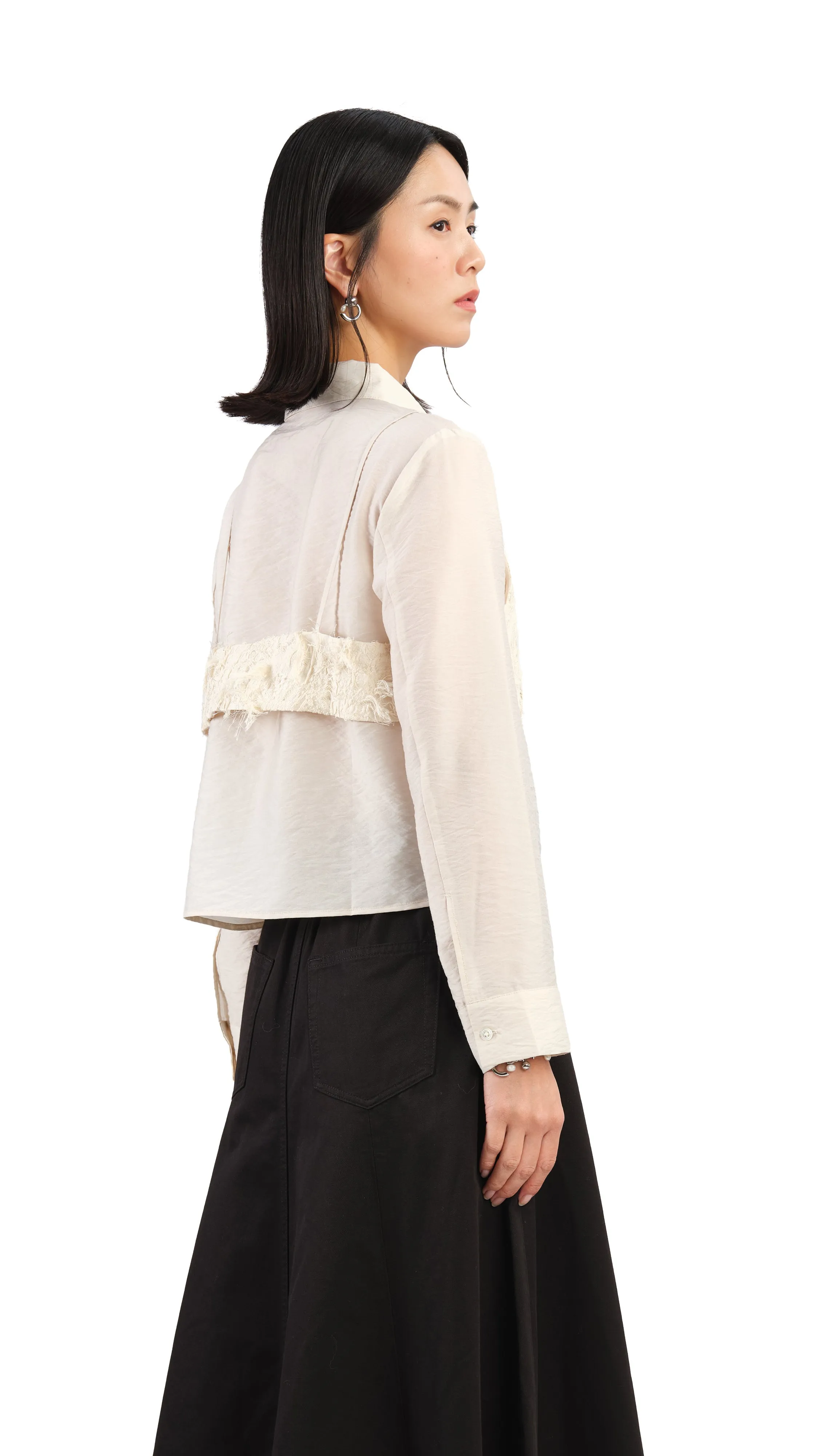 2 In 1 Fancy Jacquard Shirt