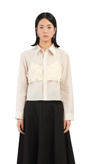 2 In 1 Fancy Jacquard Shirt