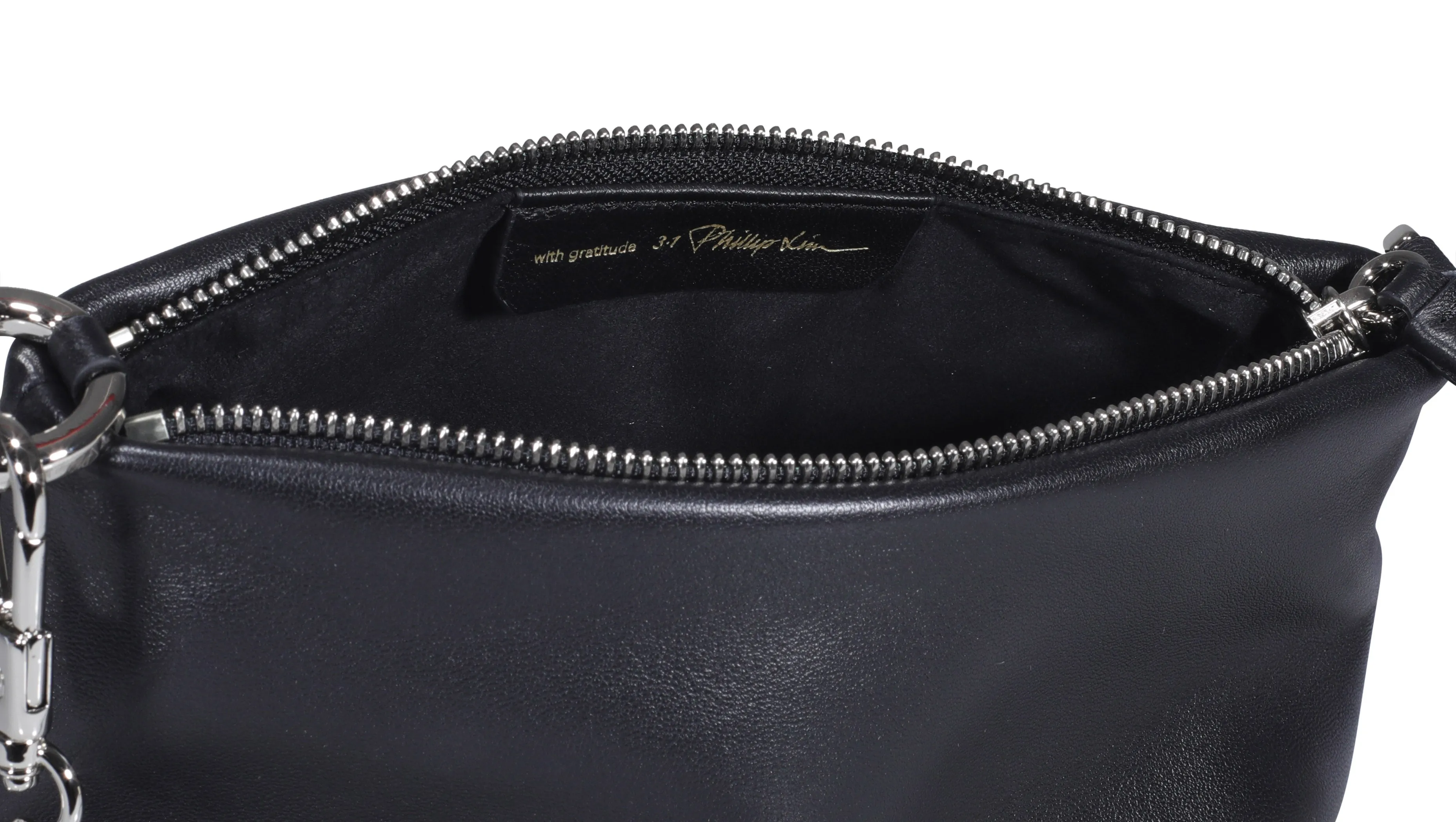 3.1 Phillip Lim Logo Detailed Croissant Bag