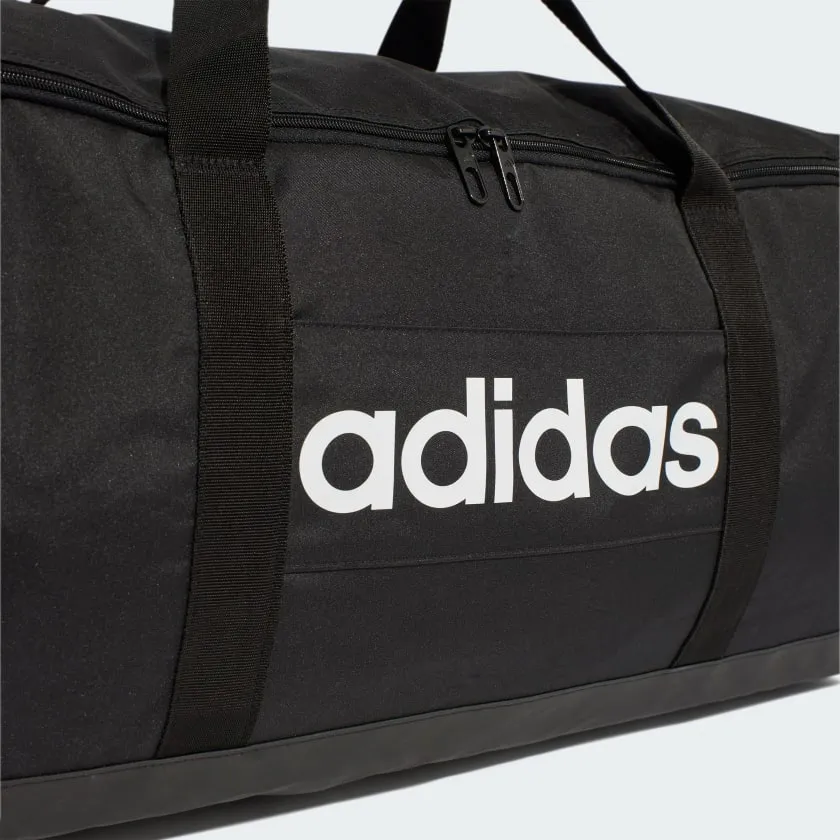 ADIDAS LINEAR DUFFLE BLACK/WHITE LARGE BAG