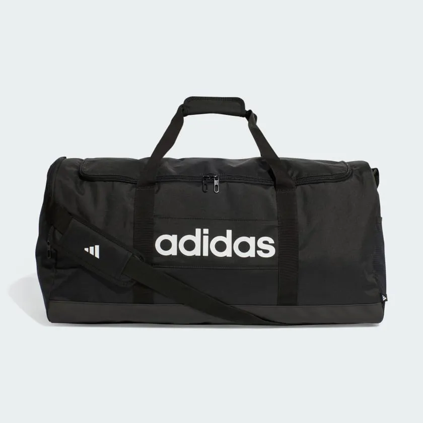ADIDAS LINEAR DUFFLE BLACK/WHITE LARGE BAG