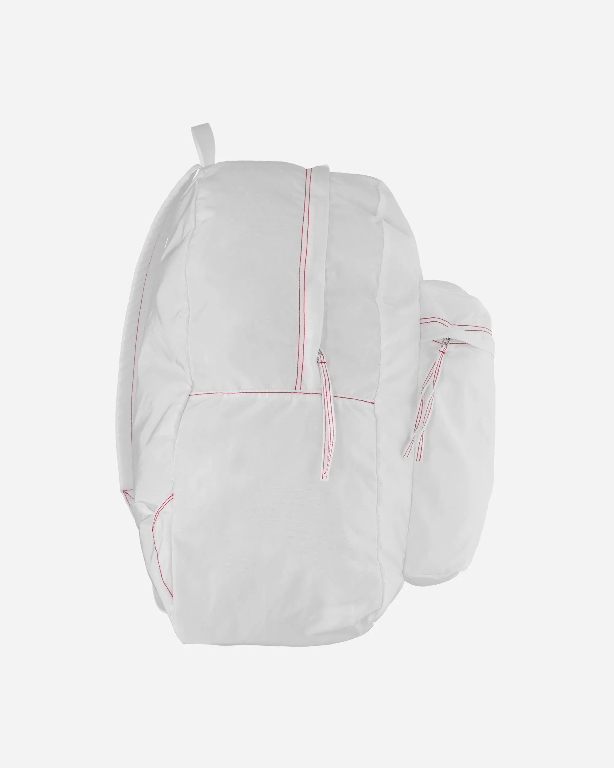 Airbag Embossed Backpack White