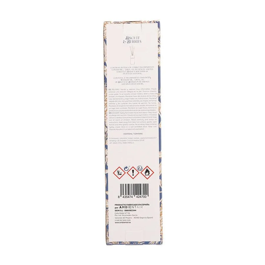 AMBIENT AIR Reed Diffuser 100mL Biscuit&Berries AA Premium  (100ML)