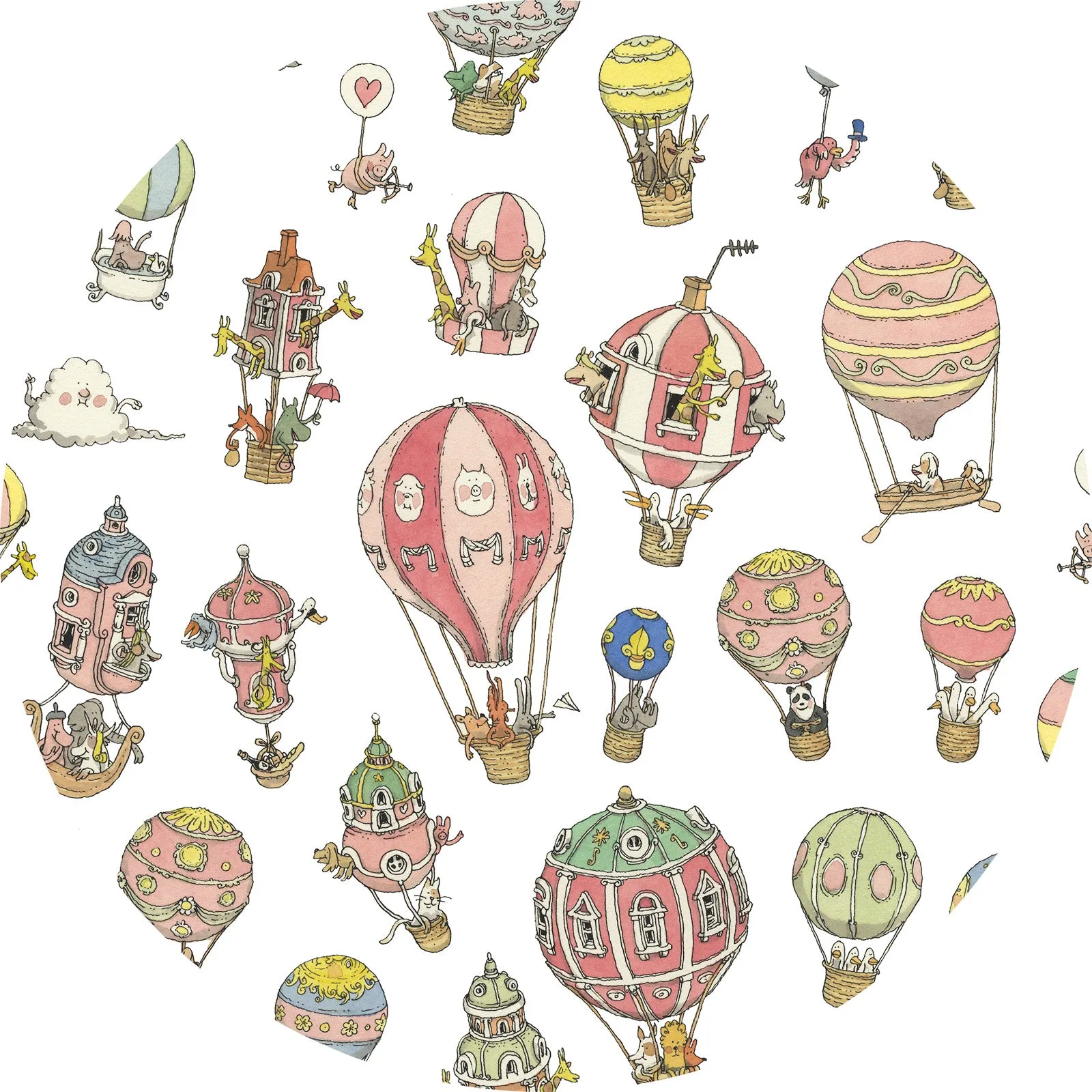 Atelier Choux Muslin Hot Air Balloons