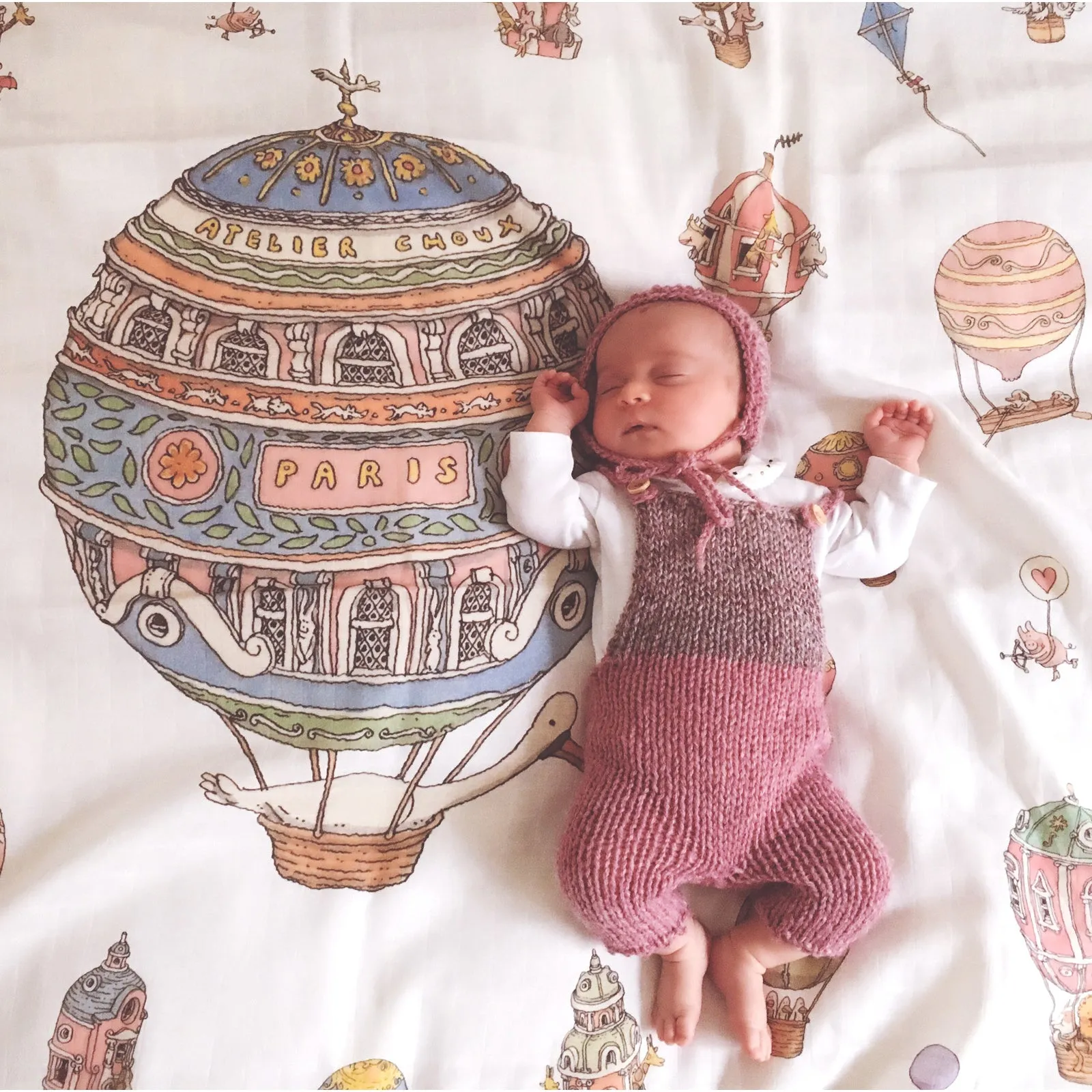 Atelier Choux Muslin Hot Air Balloons