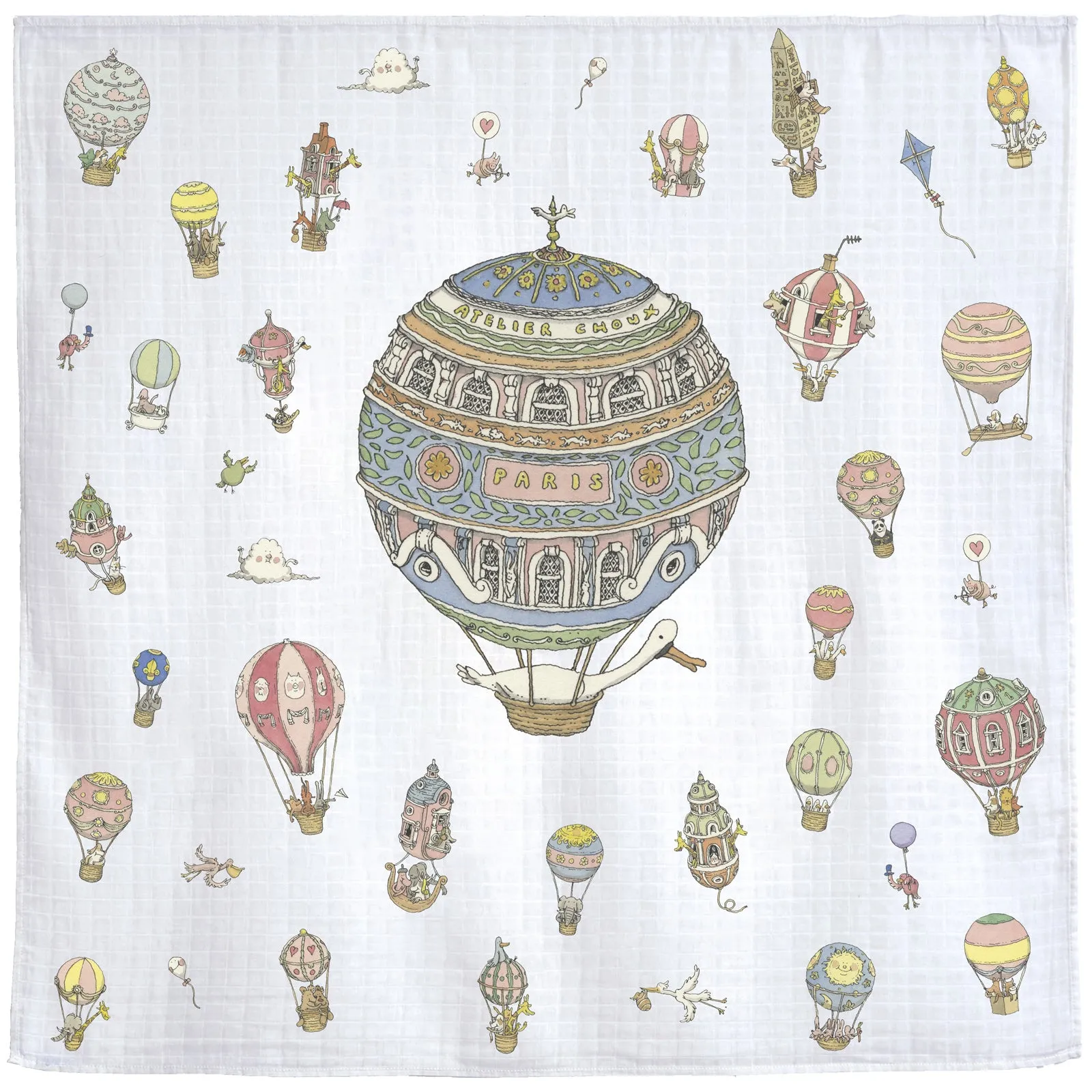 Atelier Choux Muslin Hot Air Balloons