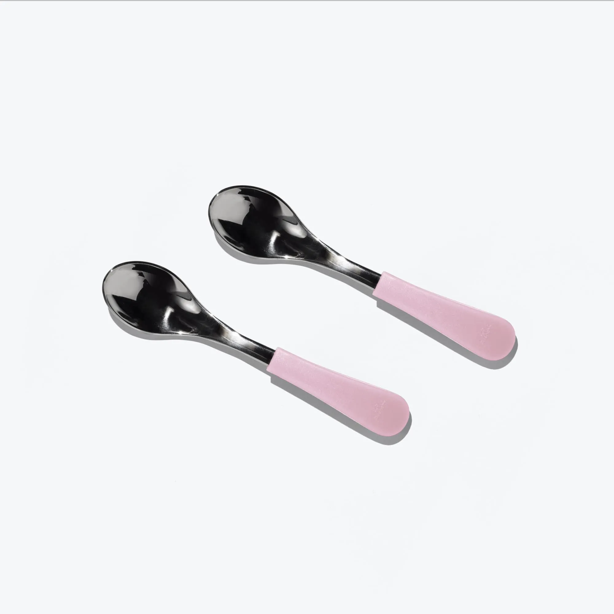 Avanchy Stainless Steel Baby Spoons - Pack of 2 - Pink