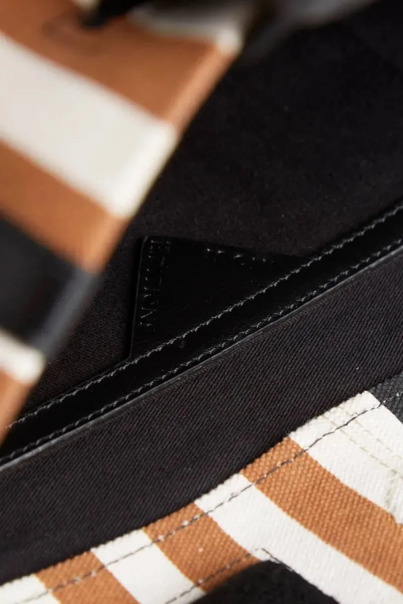 Bag Sac Street Strap Bicolor Stripes Black Ma17bic01 Black-Noir