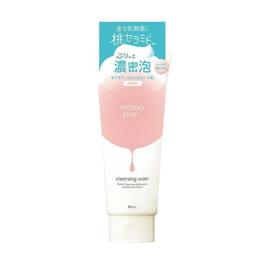 BCL Momo Puri Moist Cleansing Wash  (150g)