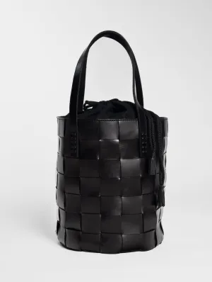 Black Japan Bucket Bag