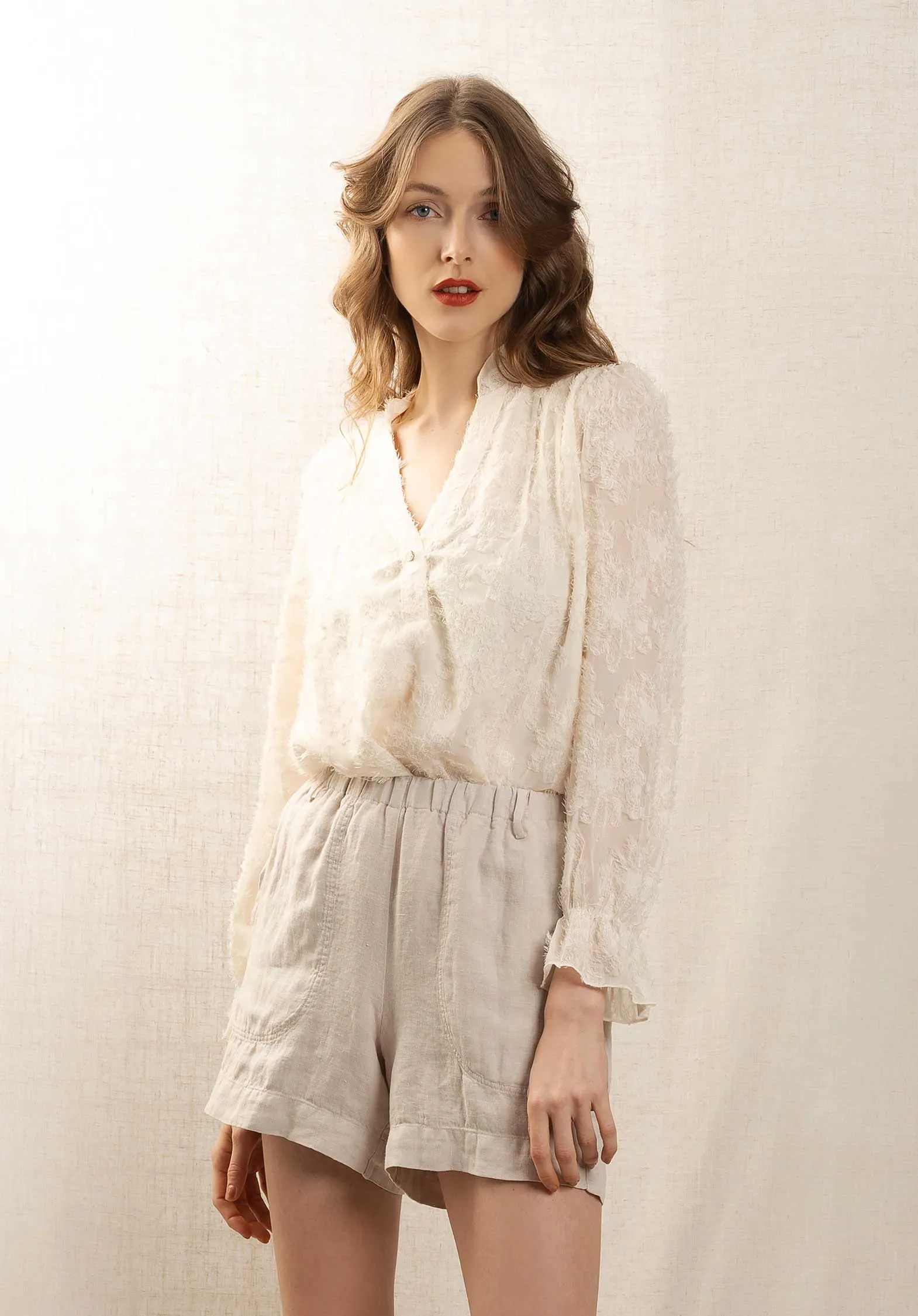 Blouse Ap2410 Beige