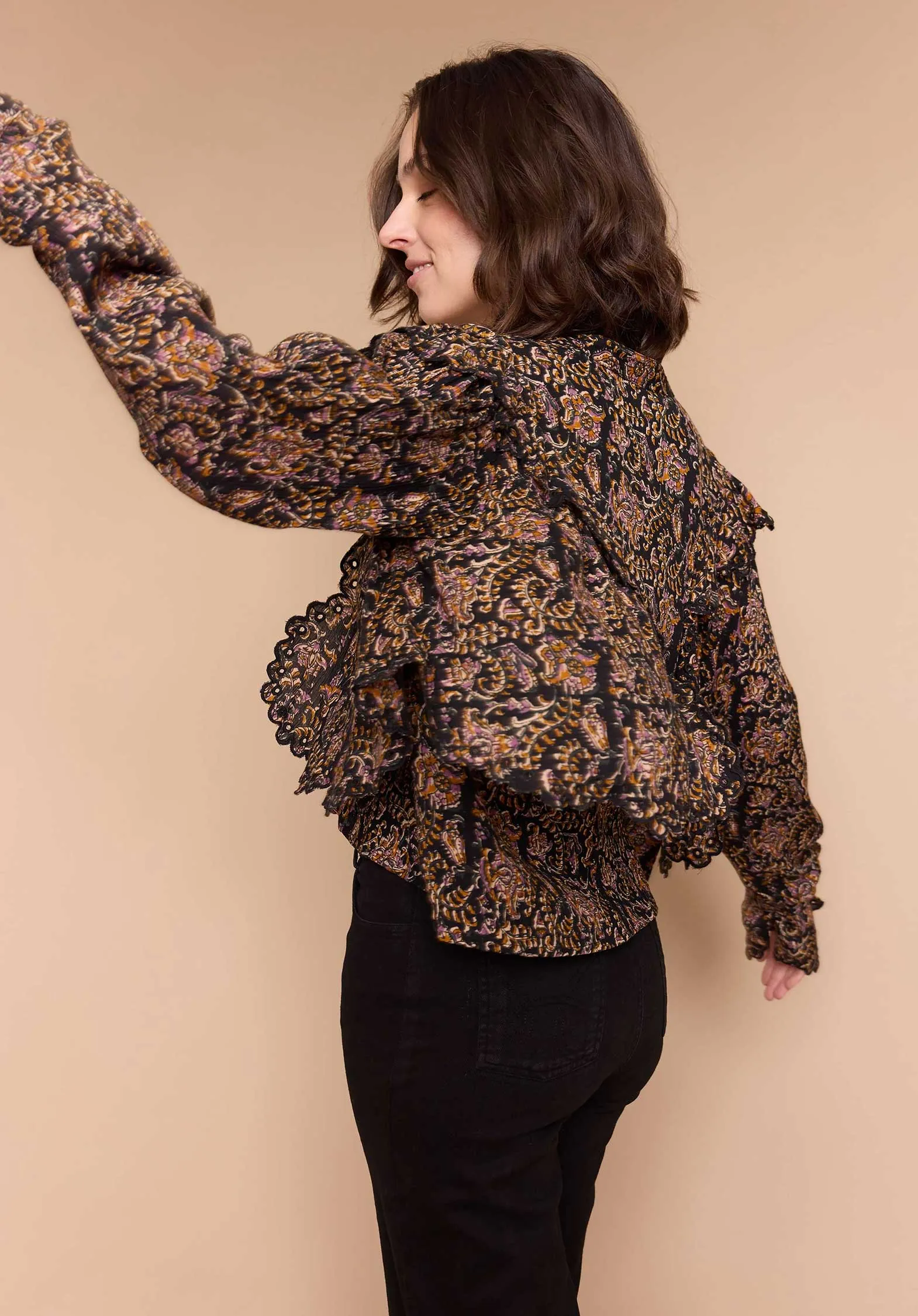 Blouse Pollenu Print-Anita