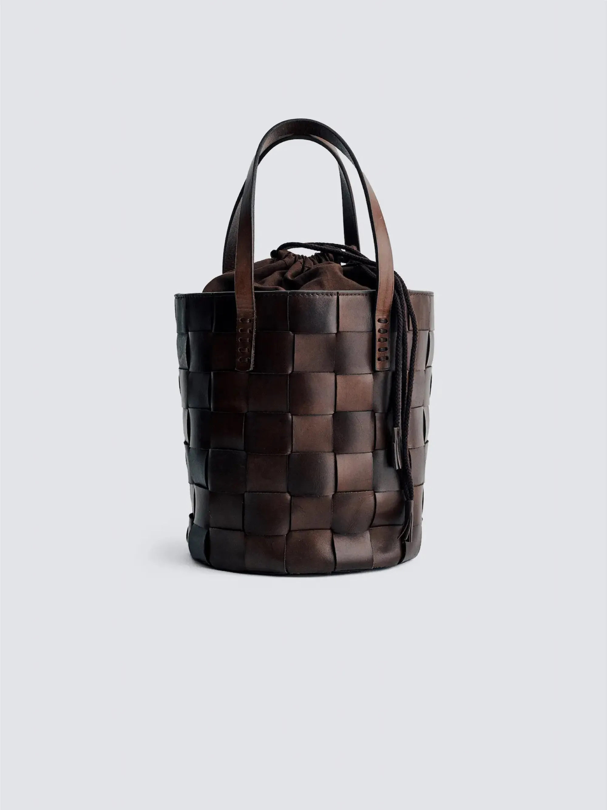 Brown Japan Bucket Bag