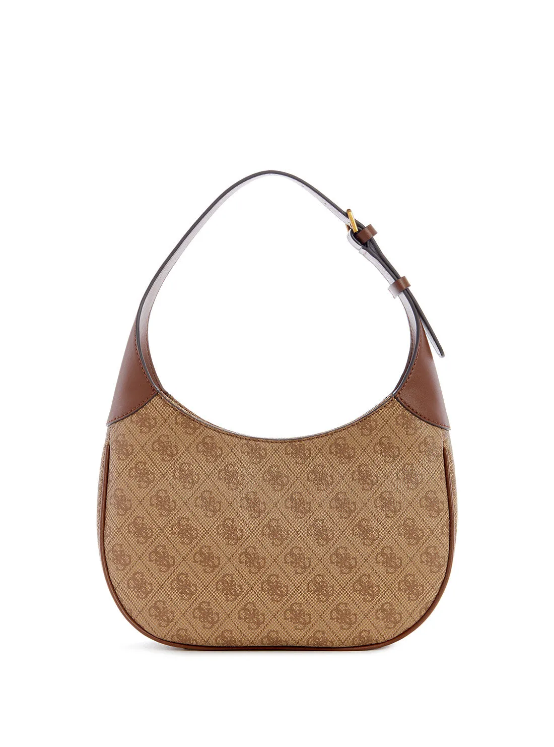 Brown Logo Izzy Hobo Bag