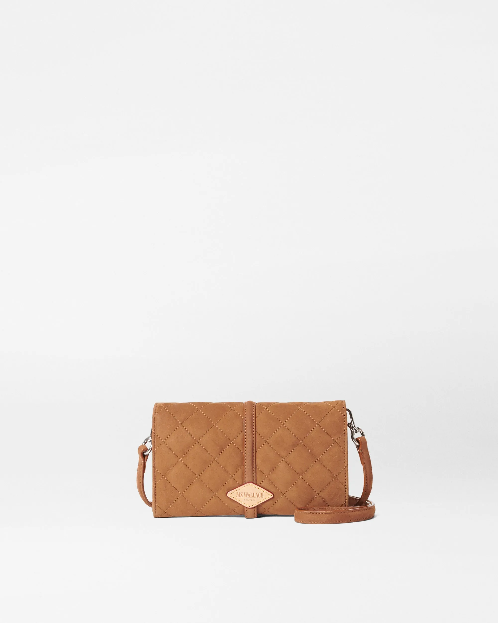 Brown Nubuck Astor Convertible Crossbody