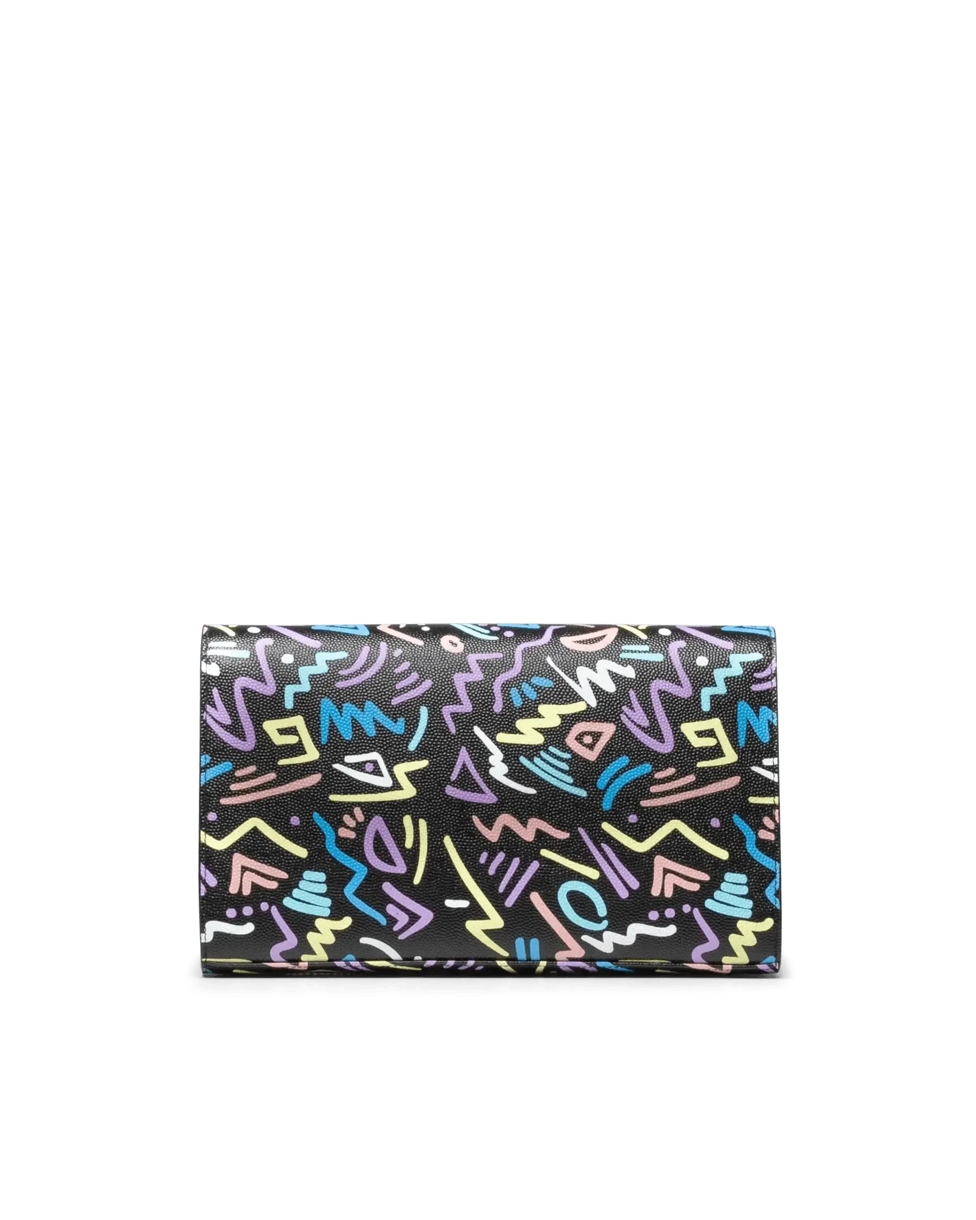 Chain Wallet With Graphic Design