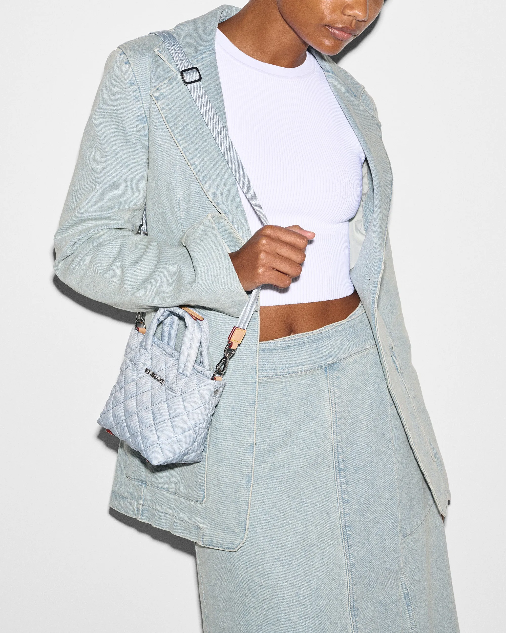 Chambray Petite Metro Tote Deluxe