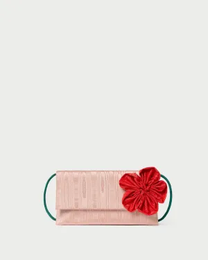 Charlee Blush Flower Shoulder Bag