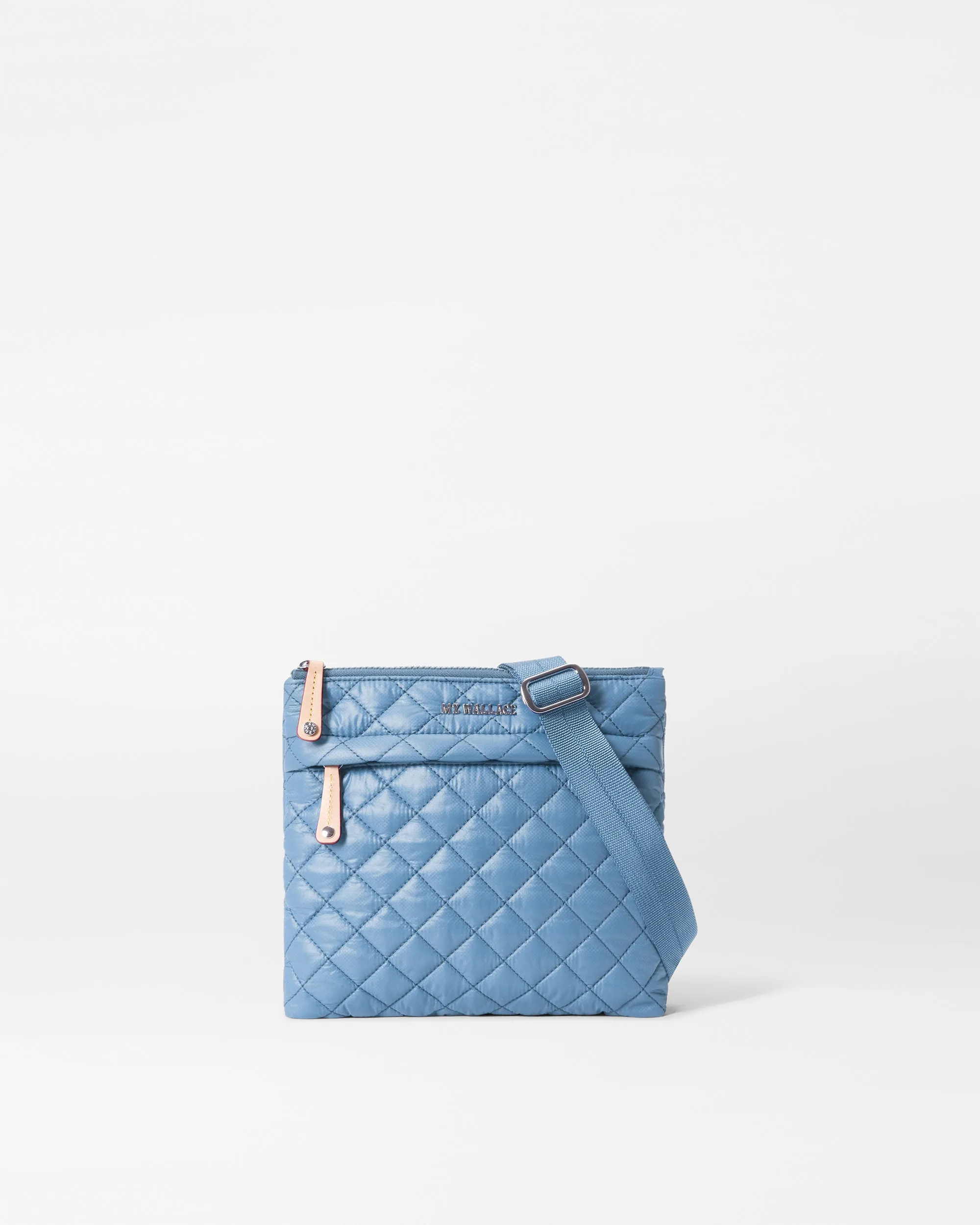 Cornflower Blue Metro Flat Crossbody