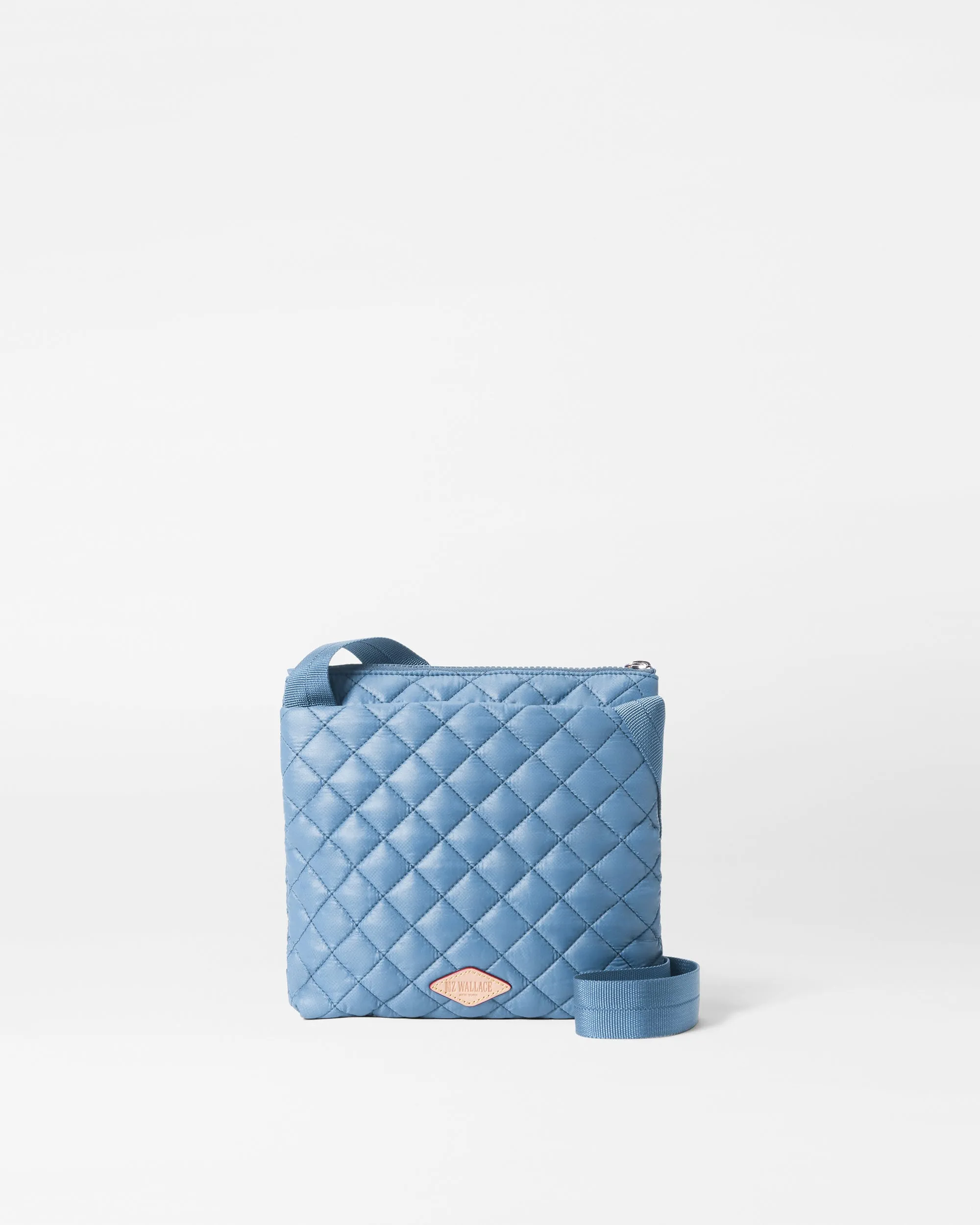 Cornflower Blue Metro Flat Crossbody