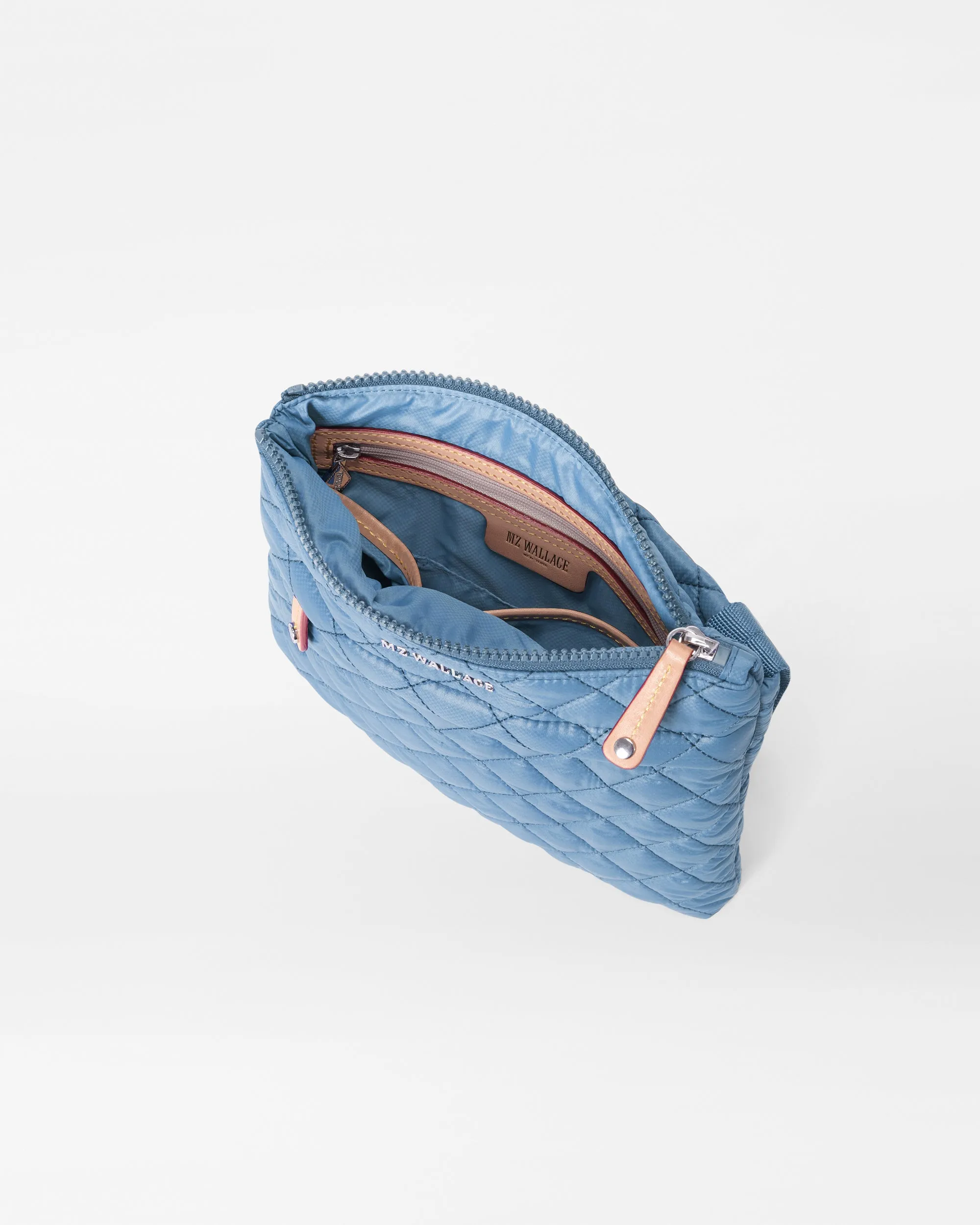Cornflower Blue Metro Flat Crossbody