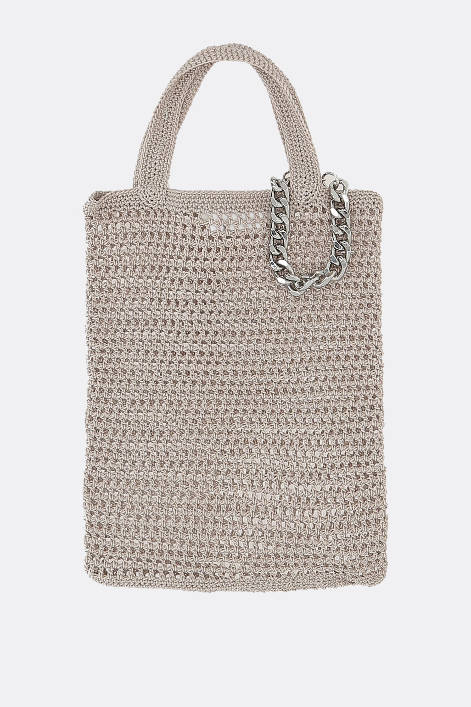 Coya tote bag in macramé