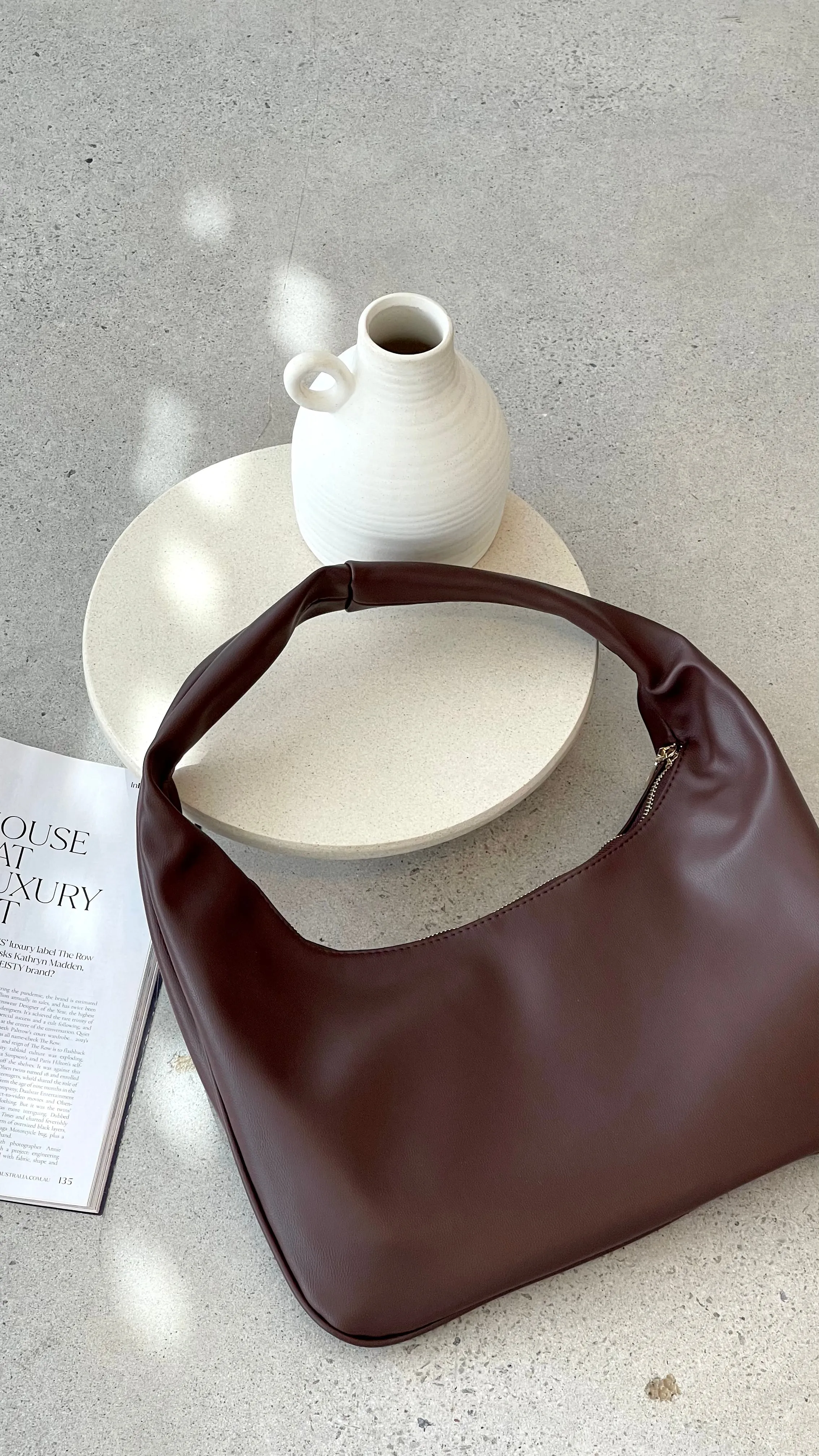 Cromwell Hobo Bag - Brown