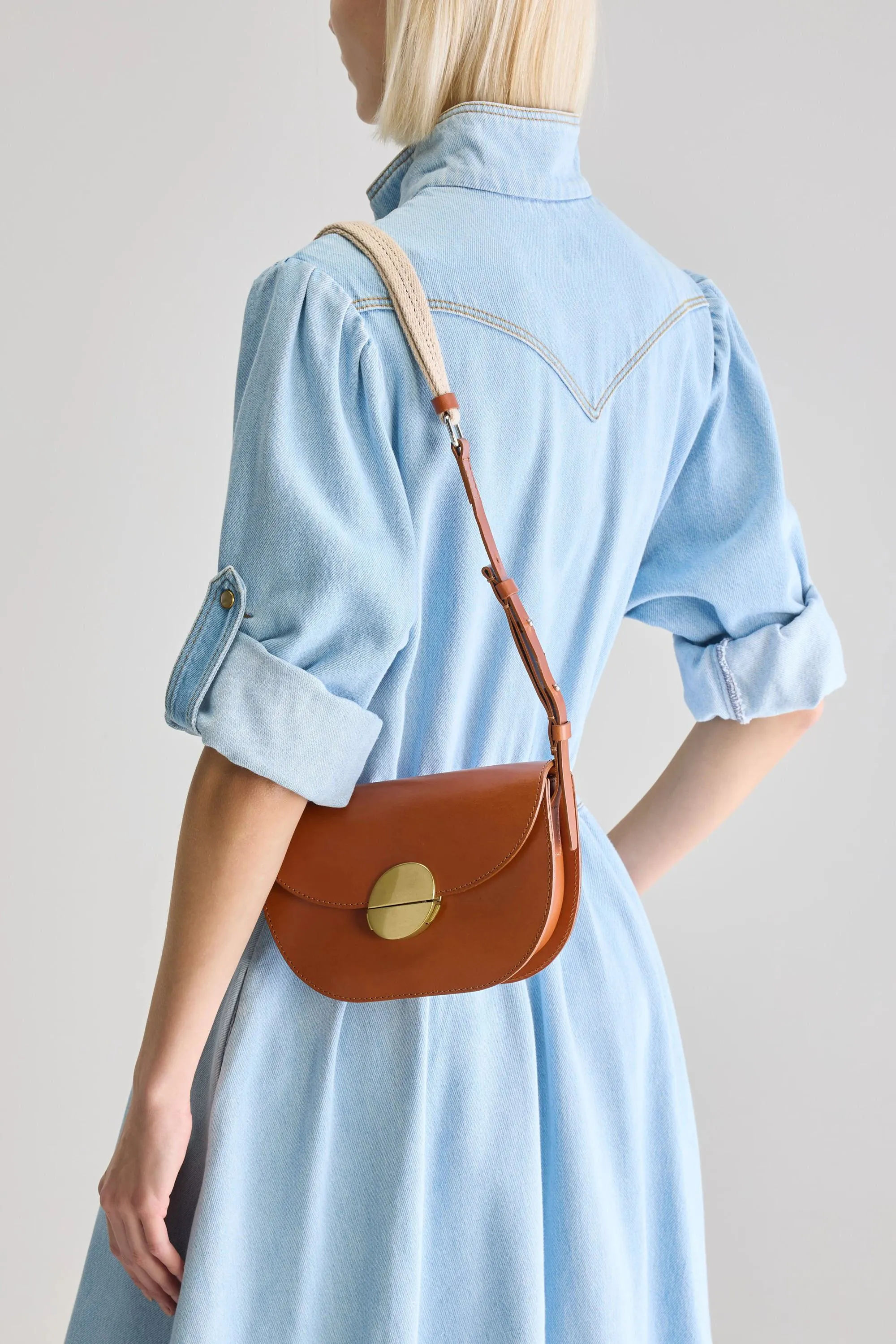 Crossbody Bag Sicoco Sicoco M0851 Cognac