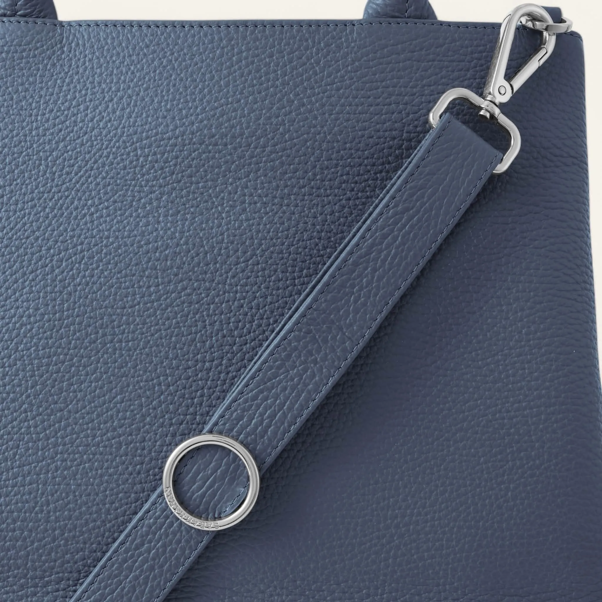 Dahlia Tote | Bluebell with Silver hardware