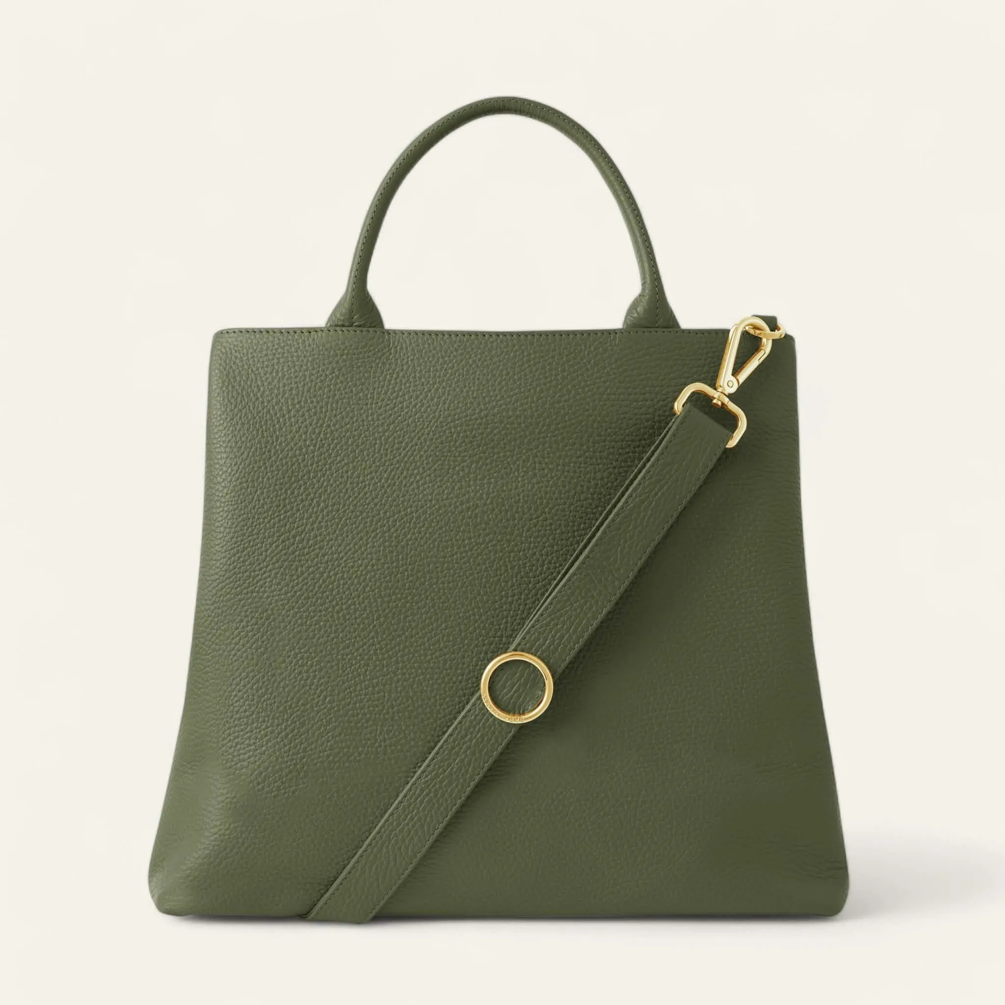 Dahlia Tote | Olive with Gold hardware