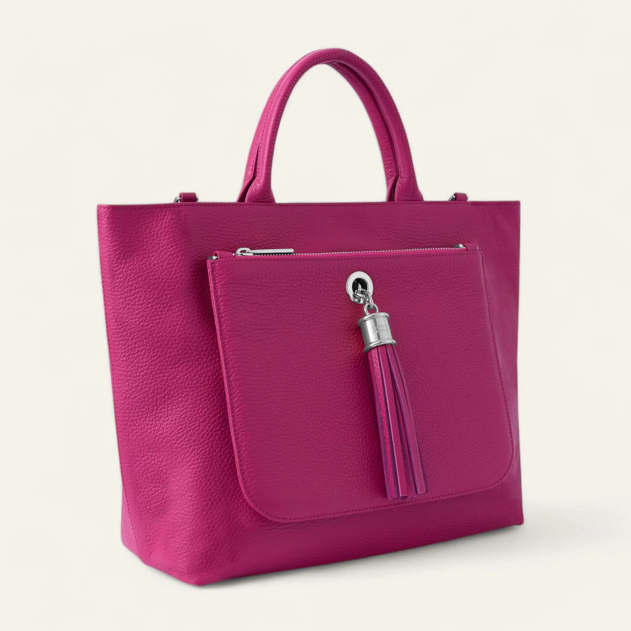Dahlia Tote | Orchid with Silver hardware