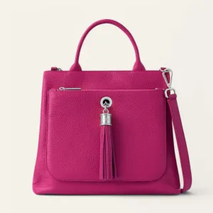 Dahlia Tote | Orchid with Silver hardware
