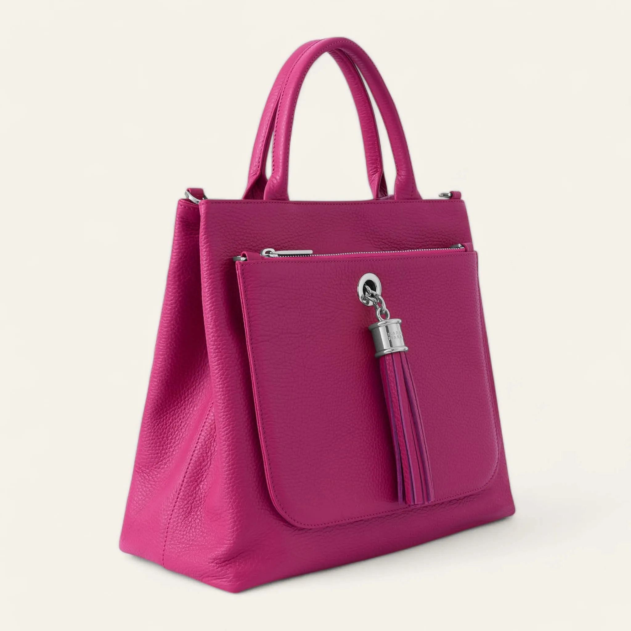 Dahlia Tote | Orchid with Silver hardware