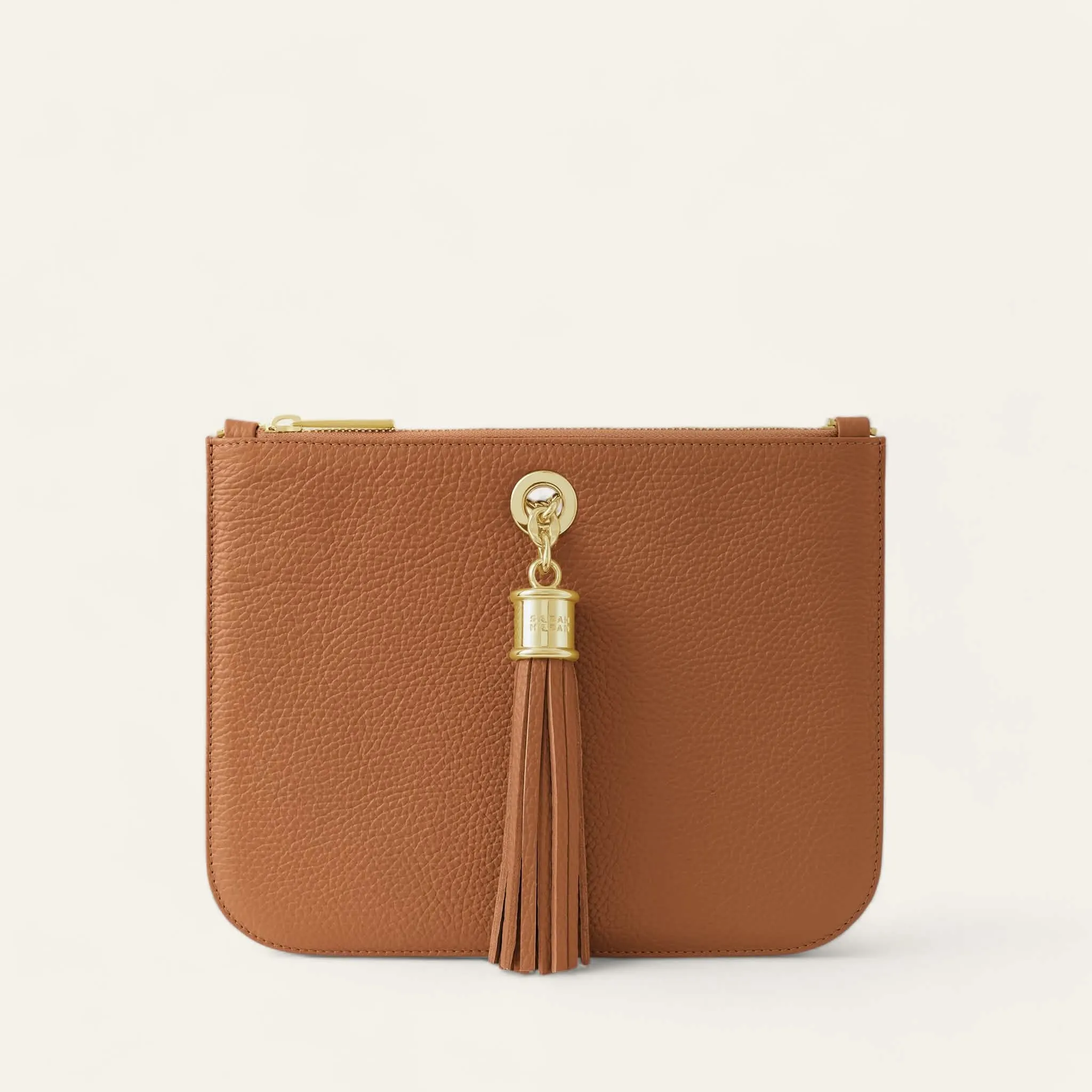 Dahlia Tote | Tan with Gold hardware