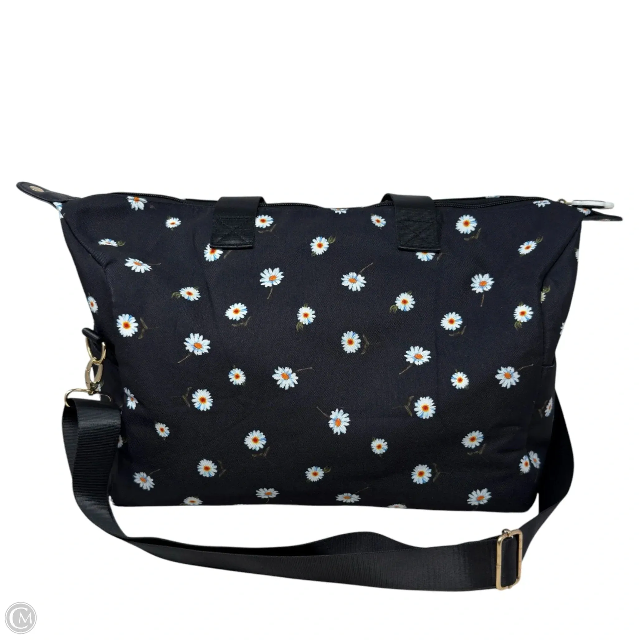 Daisy Print Duffle Bag Designer By Alice   Olivia, Size: Medium