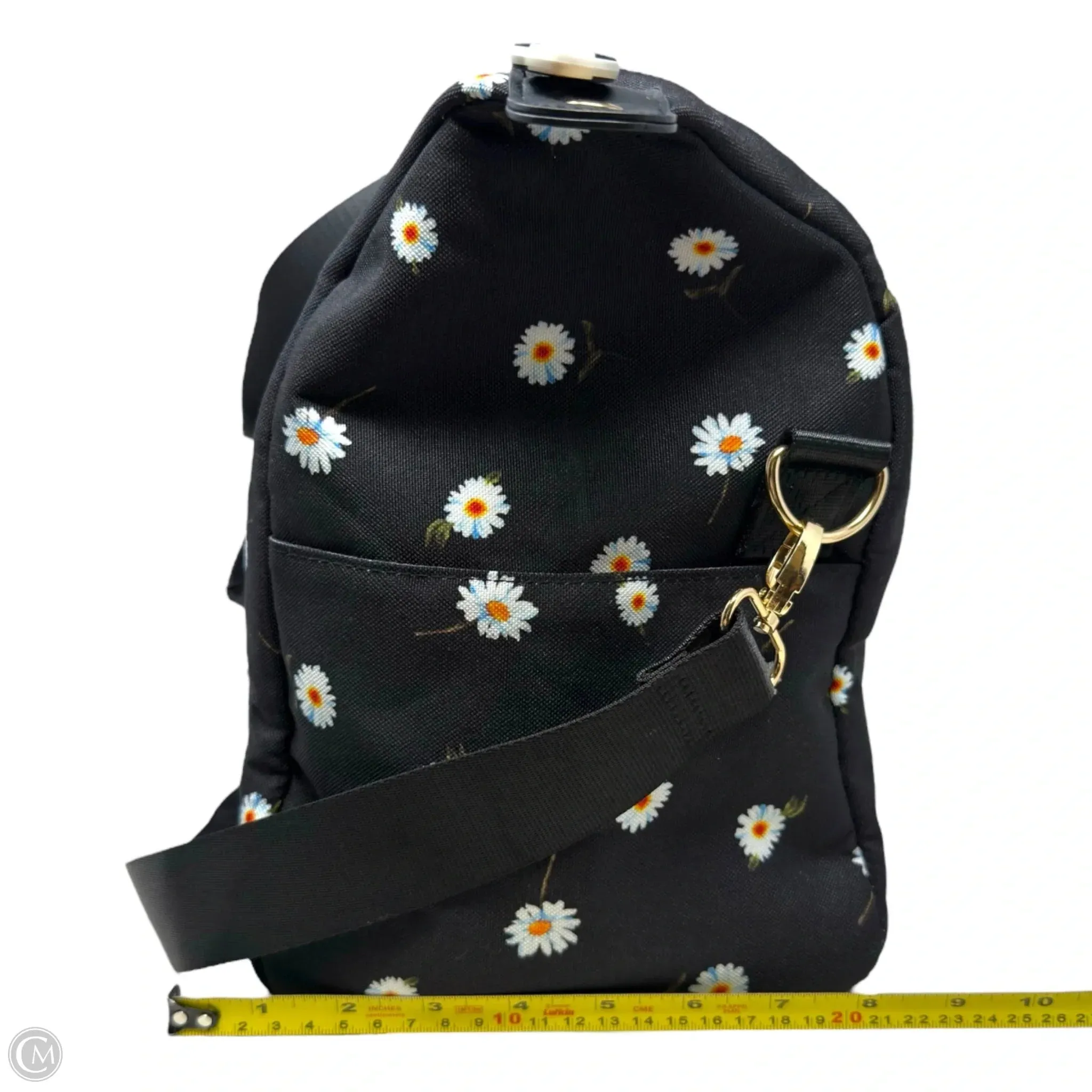 Daisy Print Duffle Bag Designer By Alice   Olivia, Size: Medium