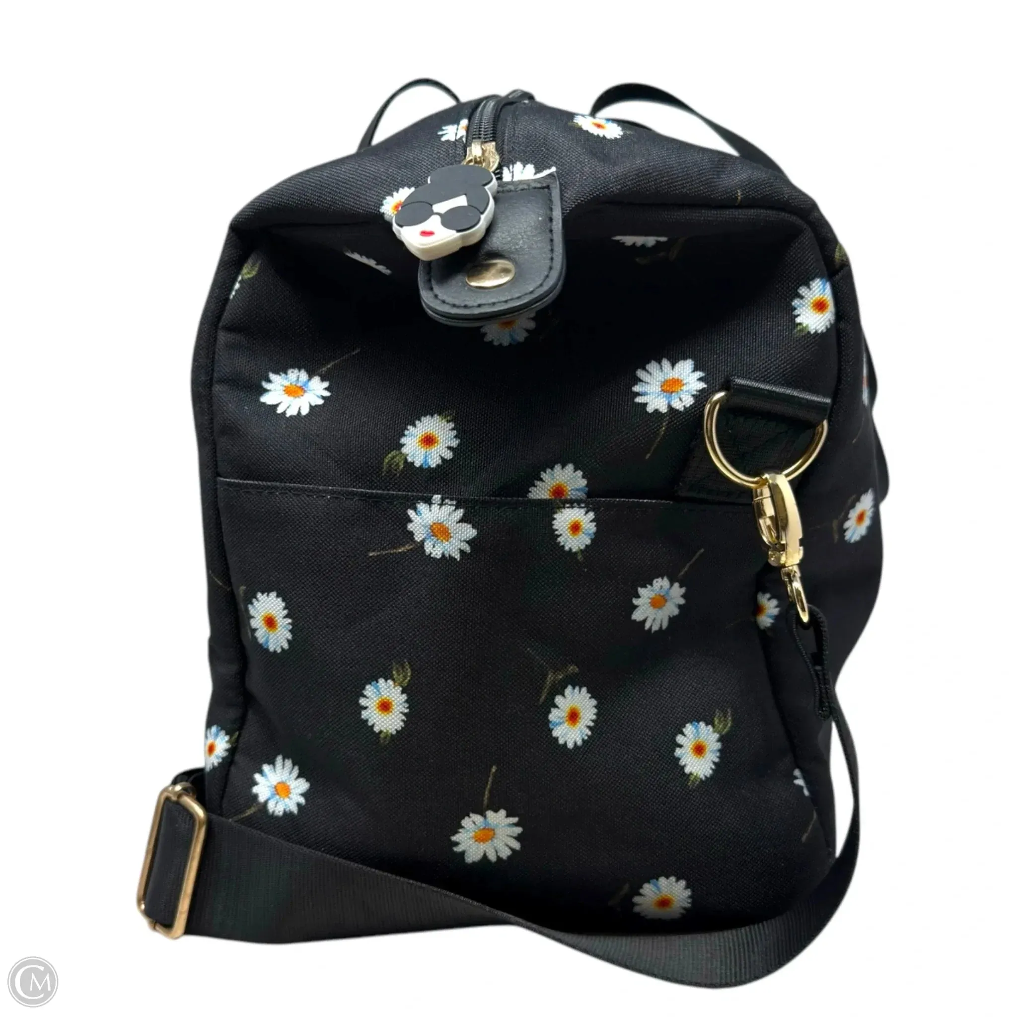 Daisy Print Duffle Bag Designer By Alice   Olivia, Size: Medium