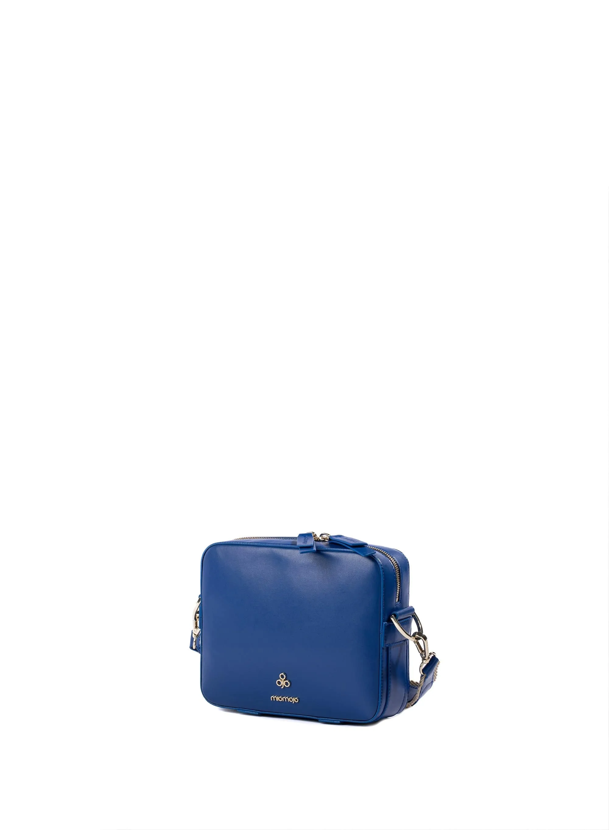 Dalila Apple Leather Vegan Crossbody Bag | Blue