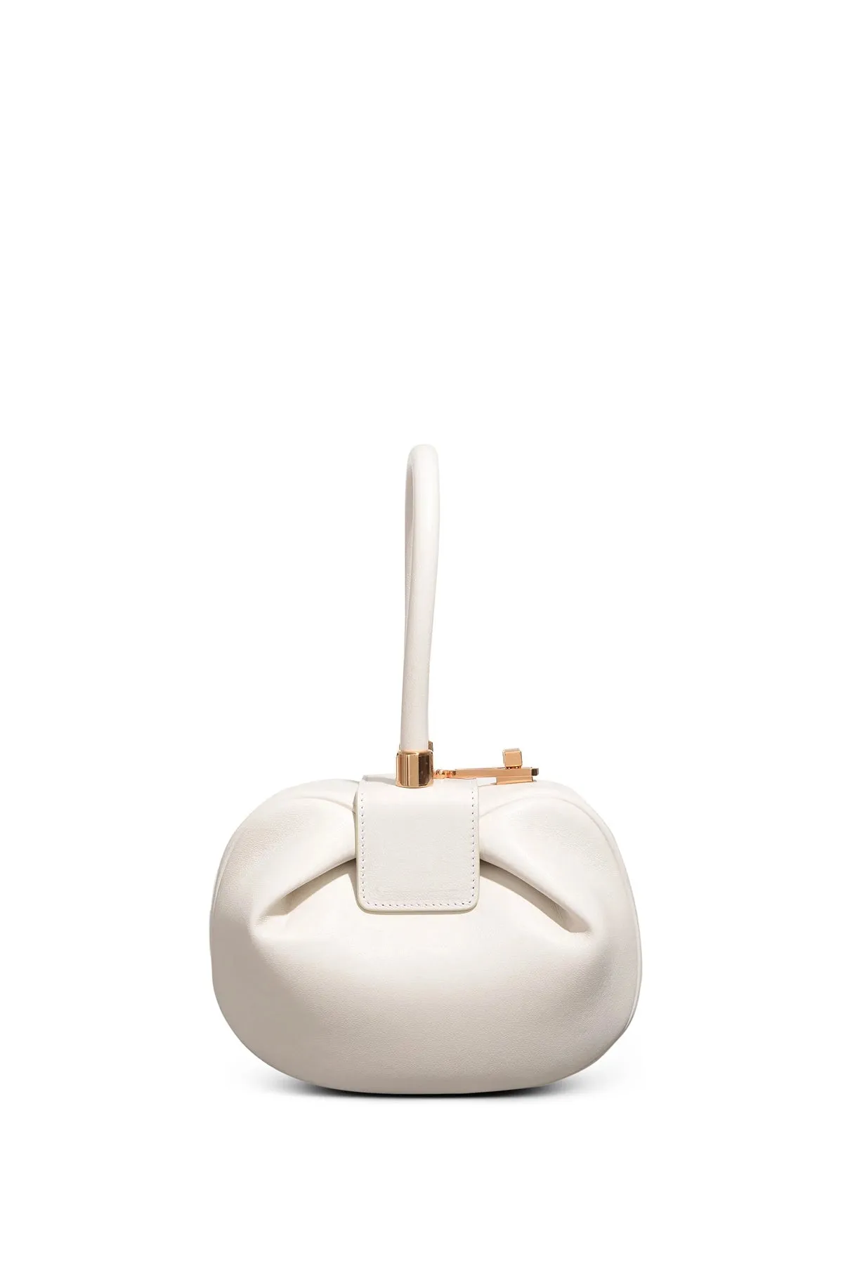 Demi Bag in Ivory Nappa Leather