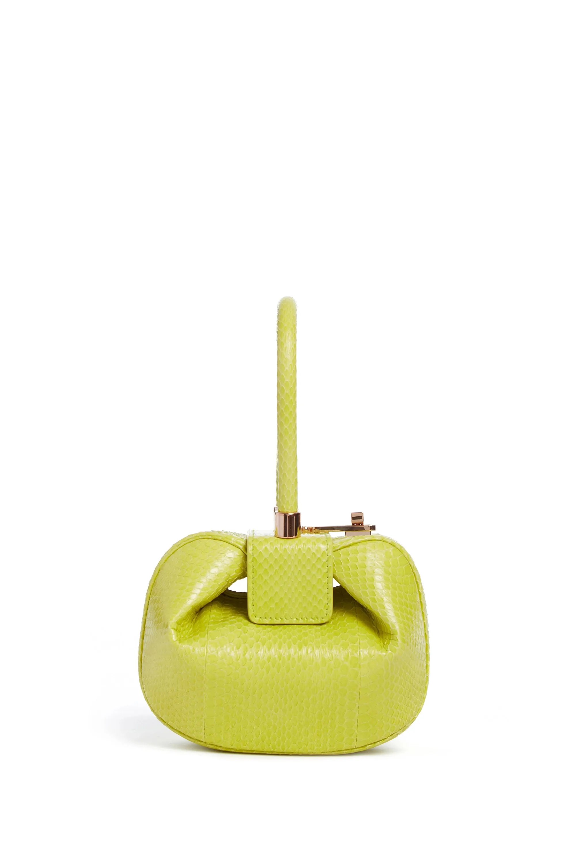 Demi Bag in Lime Adamite Snakeskin