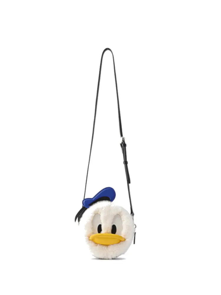 Donald Duck Jacquard with Leather Crossbody & Shoulder Bag