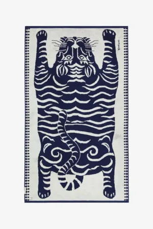 Double-sided Beach Towel Drap De Plage Todd  De17stod04 Blue