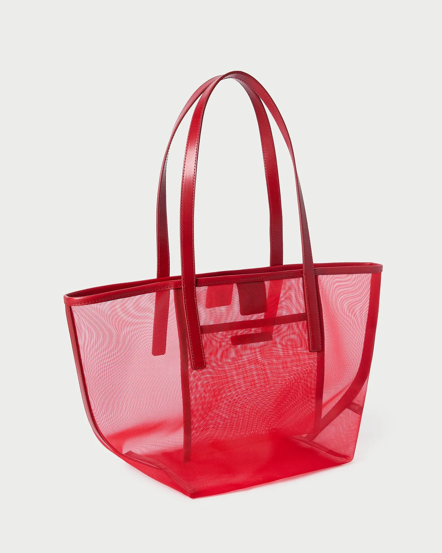 Easton Red Mesh Tote