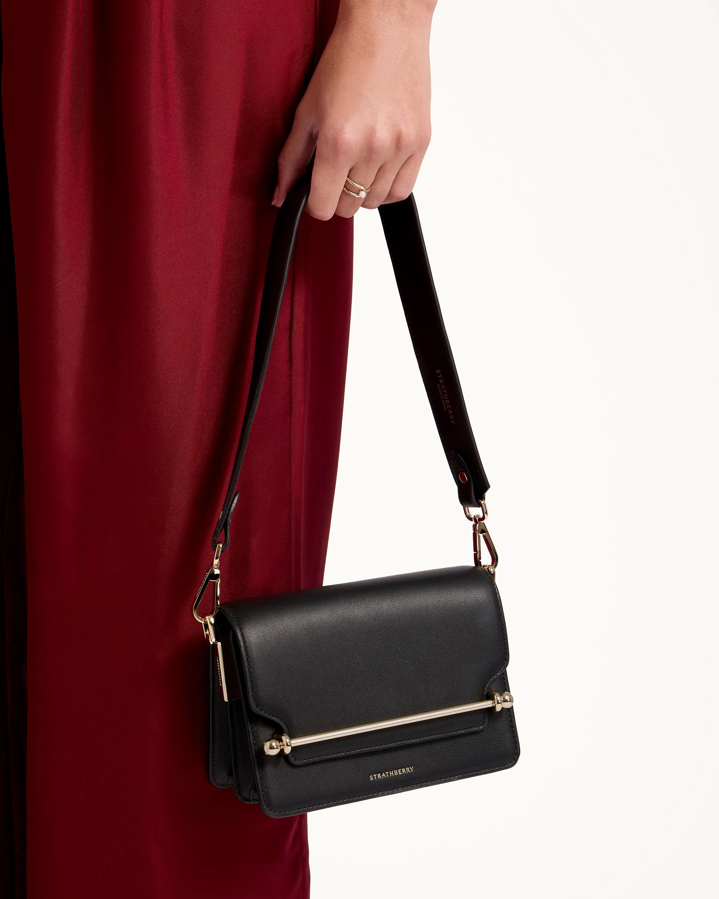 East/West Mini Multi Strap - Black