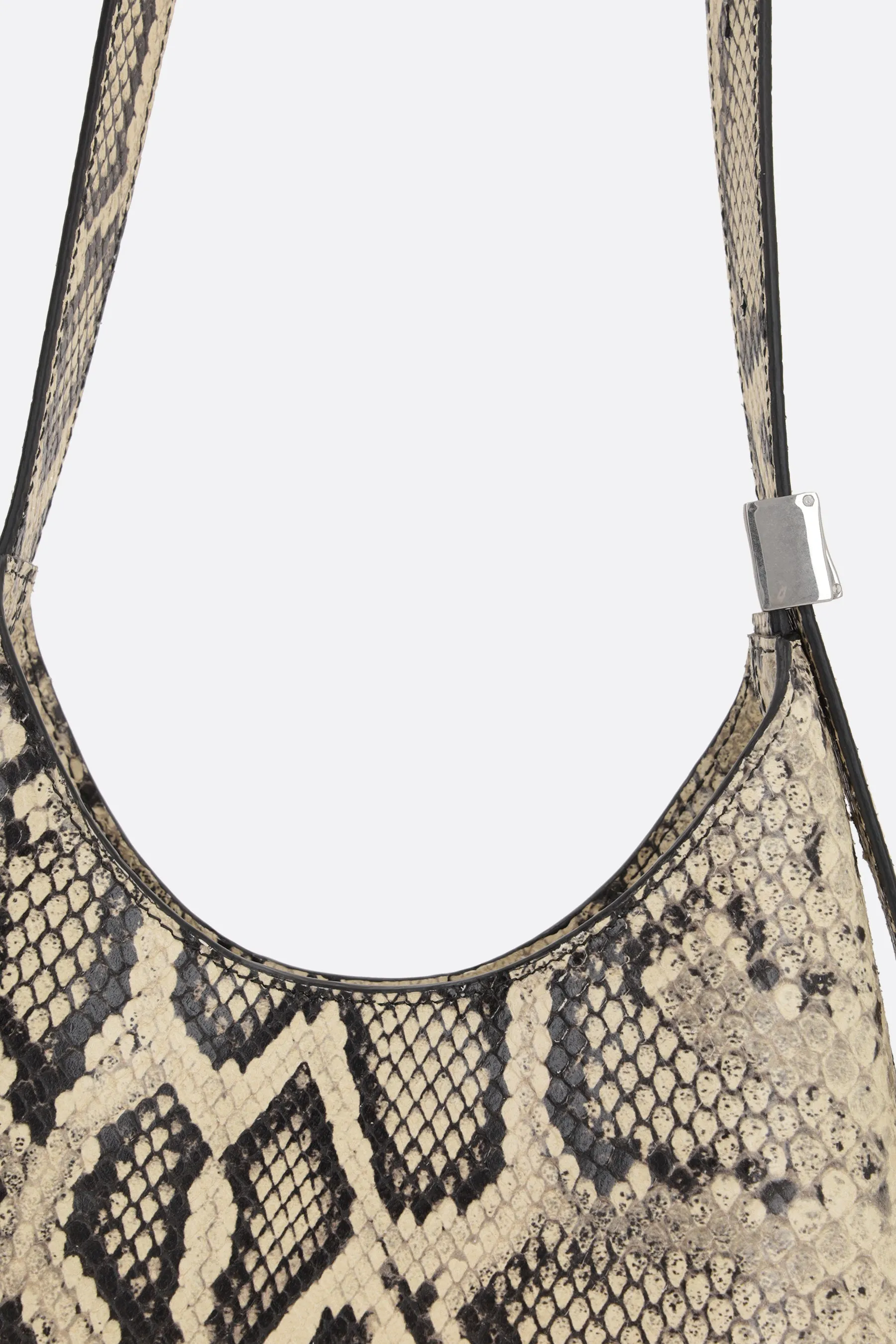Eldorado small hobo bag in python-printed leather