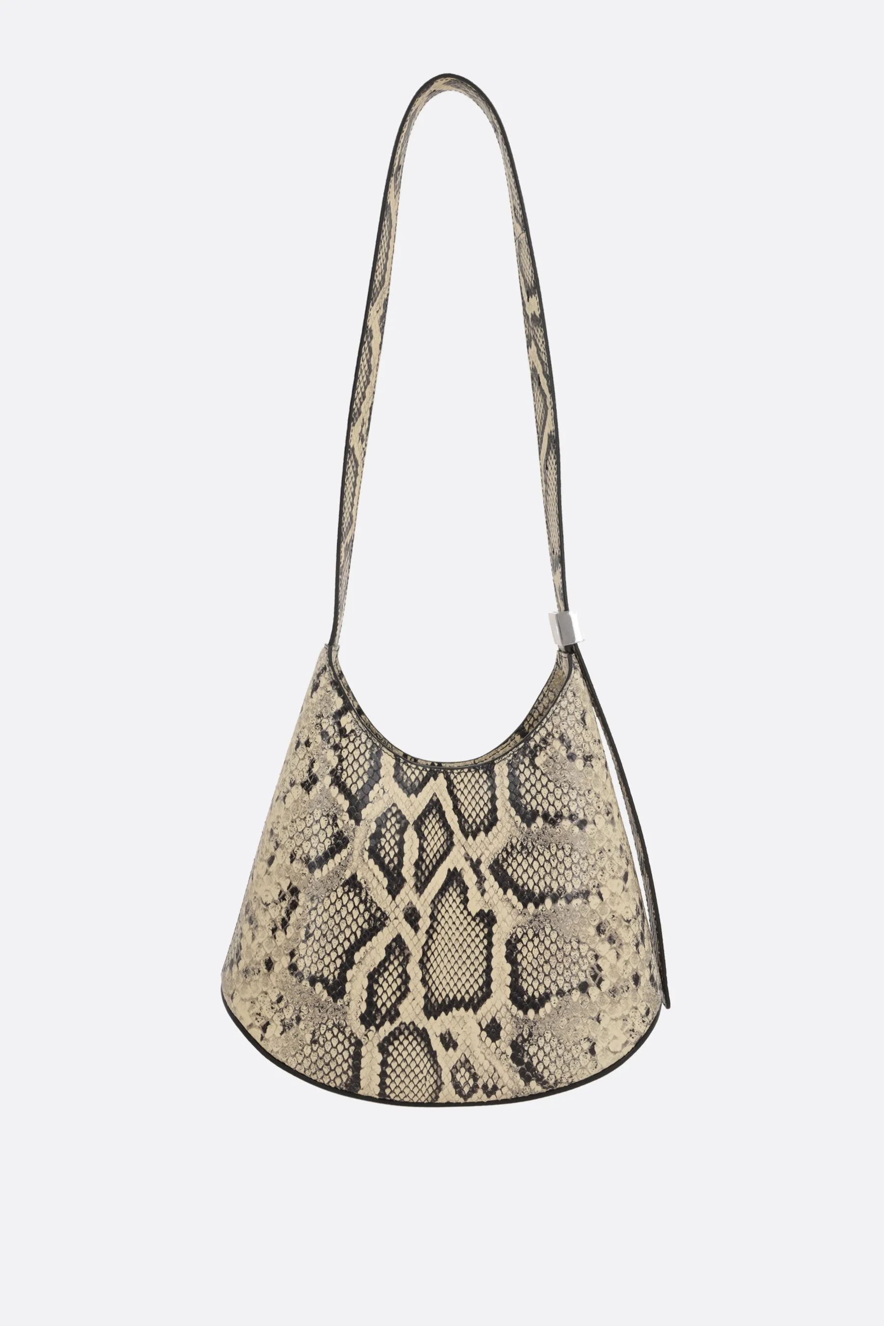 Eldorado small hobo bag in python-printed leather