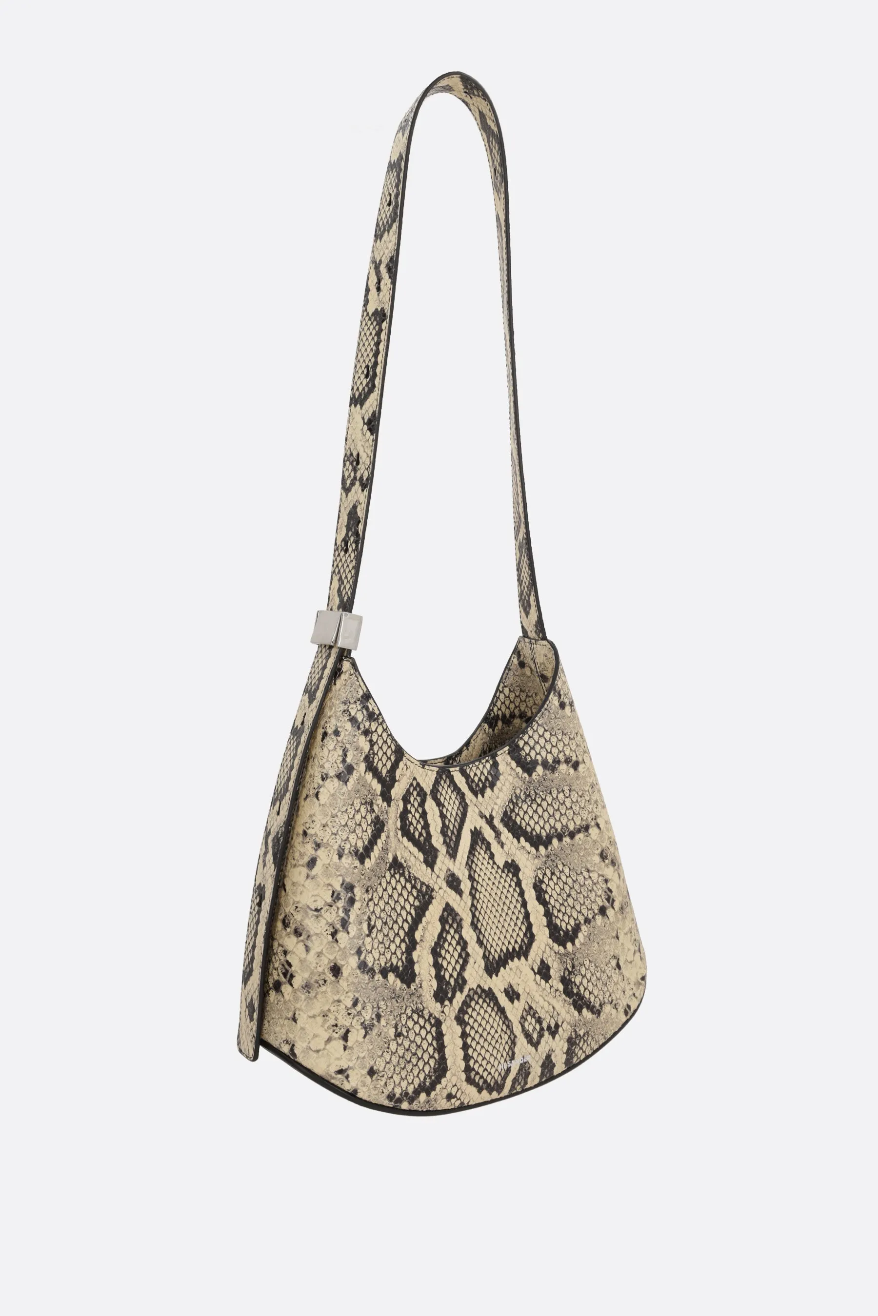 Eldorado small hobo bag in python-printed leather