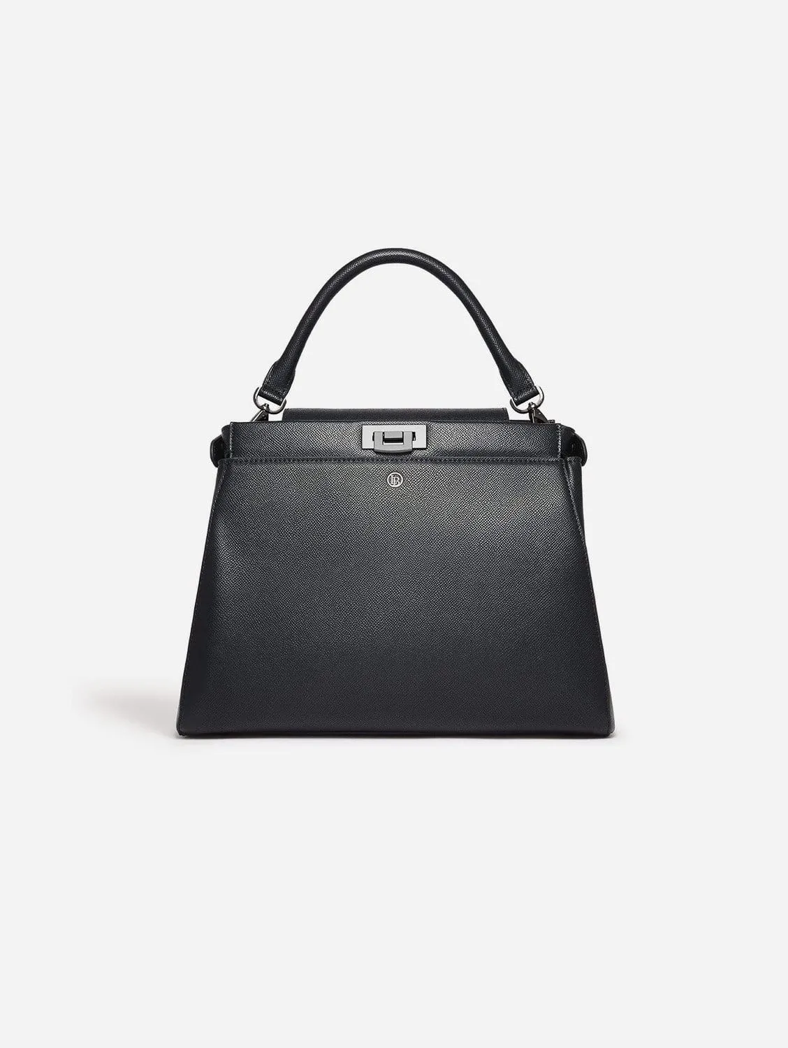 Elm Vegan Leather Shoulder Bag | Black