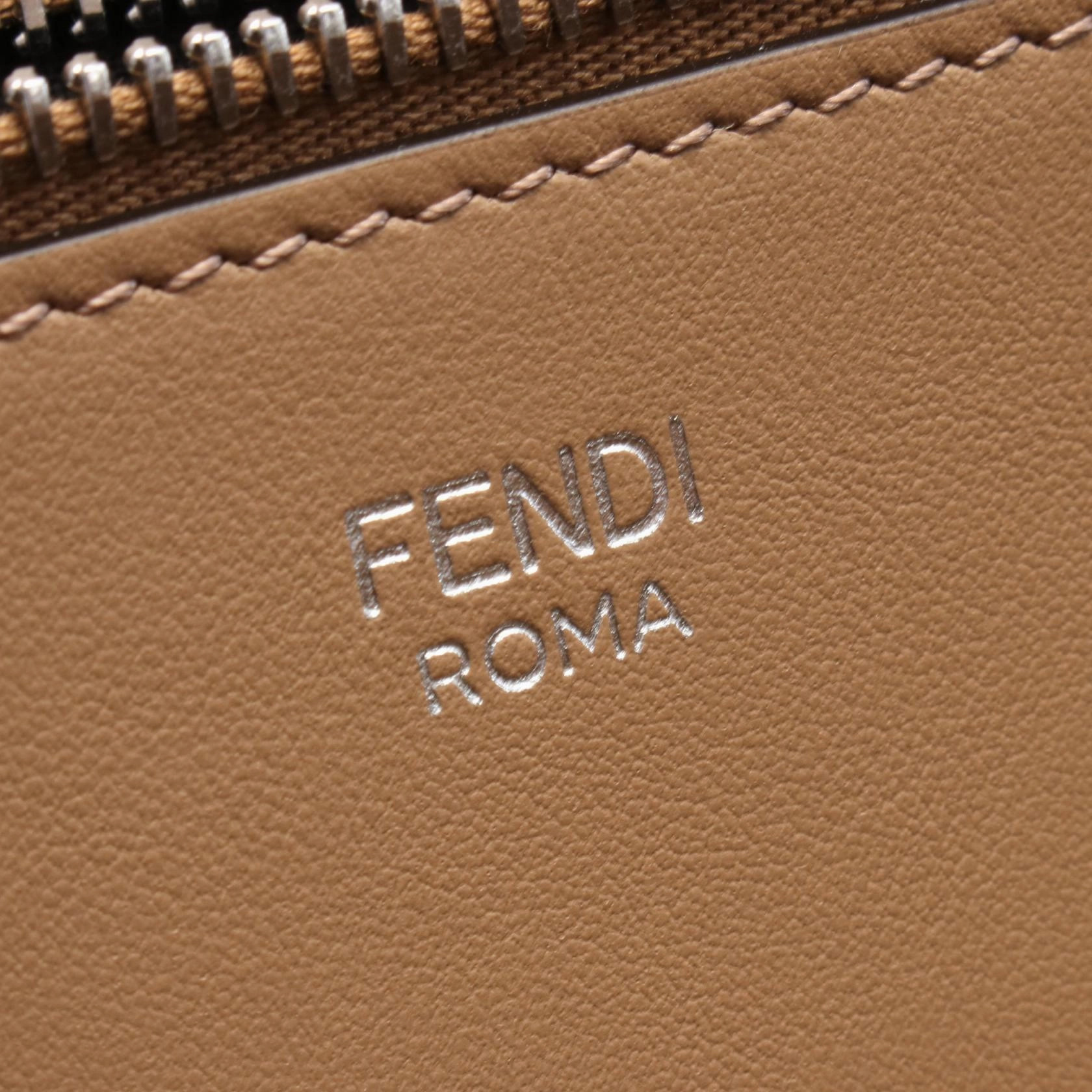 Fendi Jacquard Velvet Large Roll Tote Bag